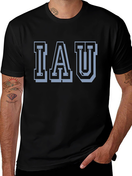 IAU Graphic Tee - Collegiate Style Soft Cotton Shirt