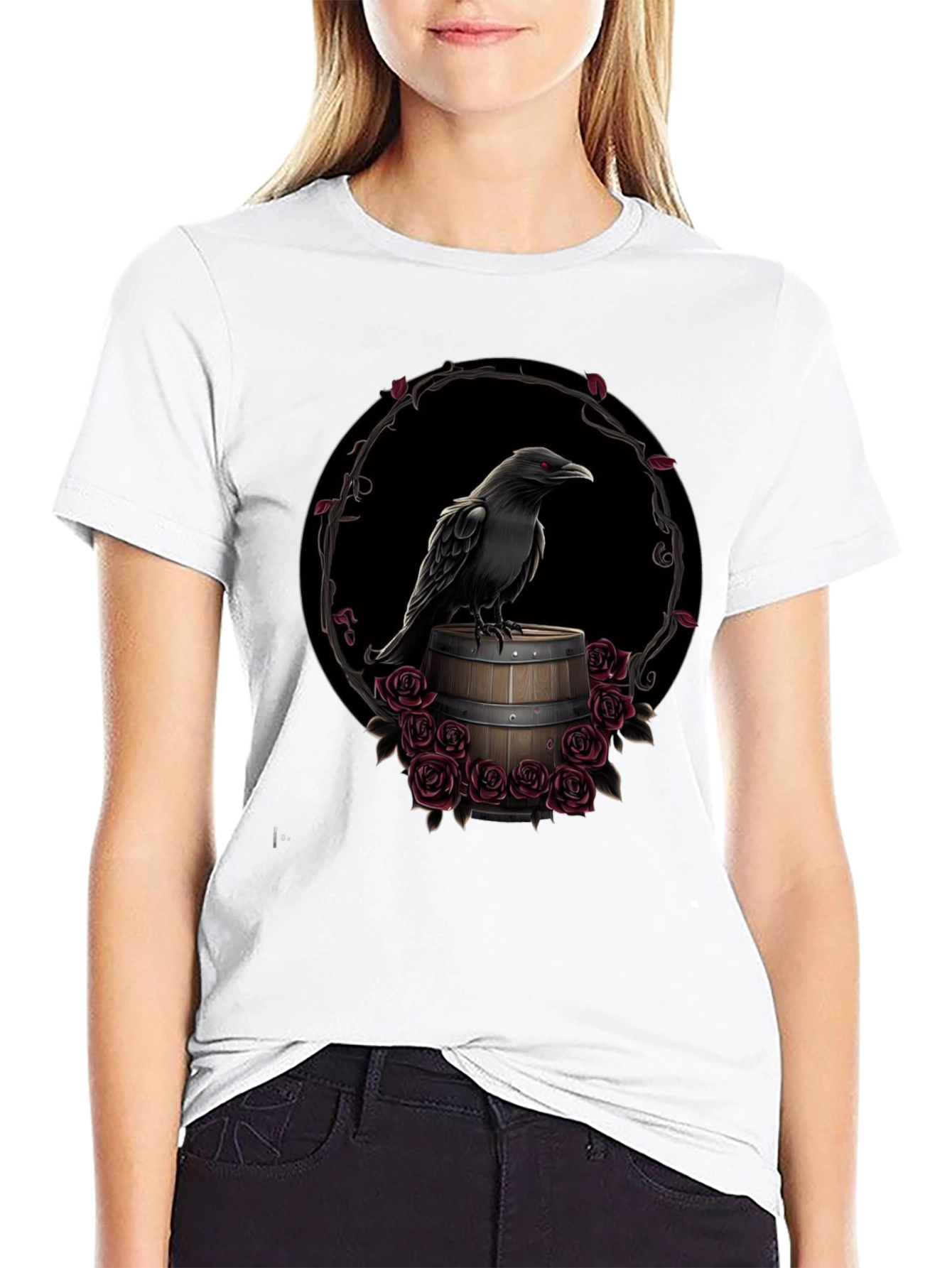 Raven & Roses Graphic Tee