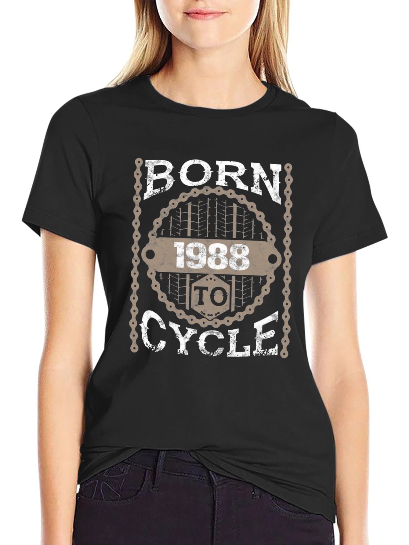 Born To Cycle 1988 T-Shirt