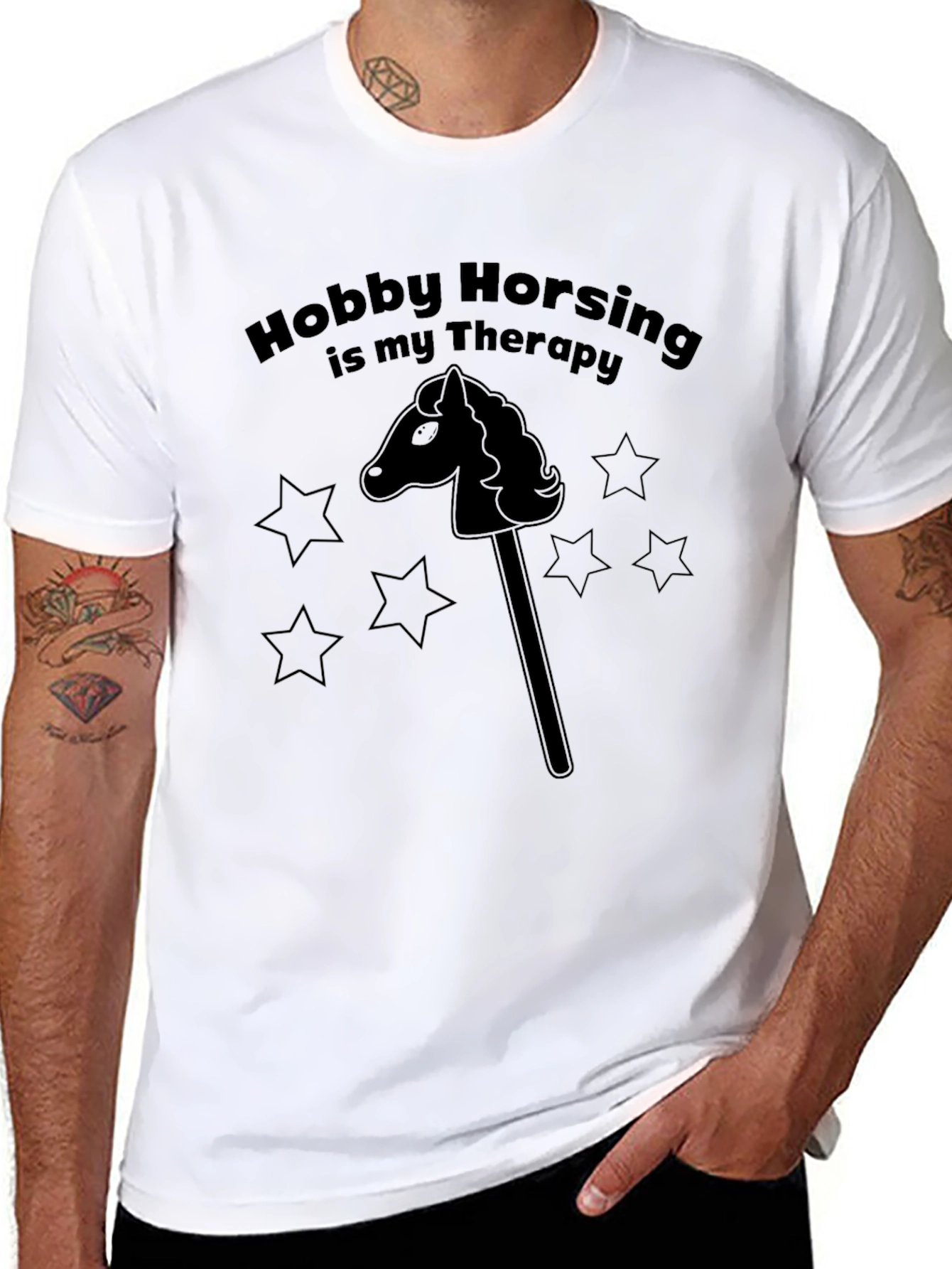Hobby Horsing Therapy T-Shirt