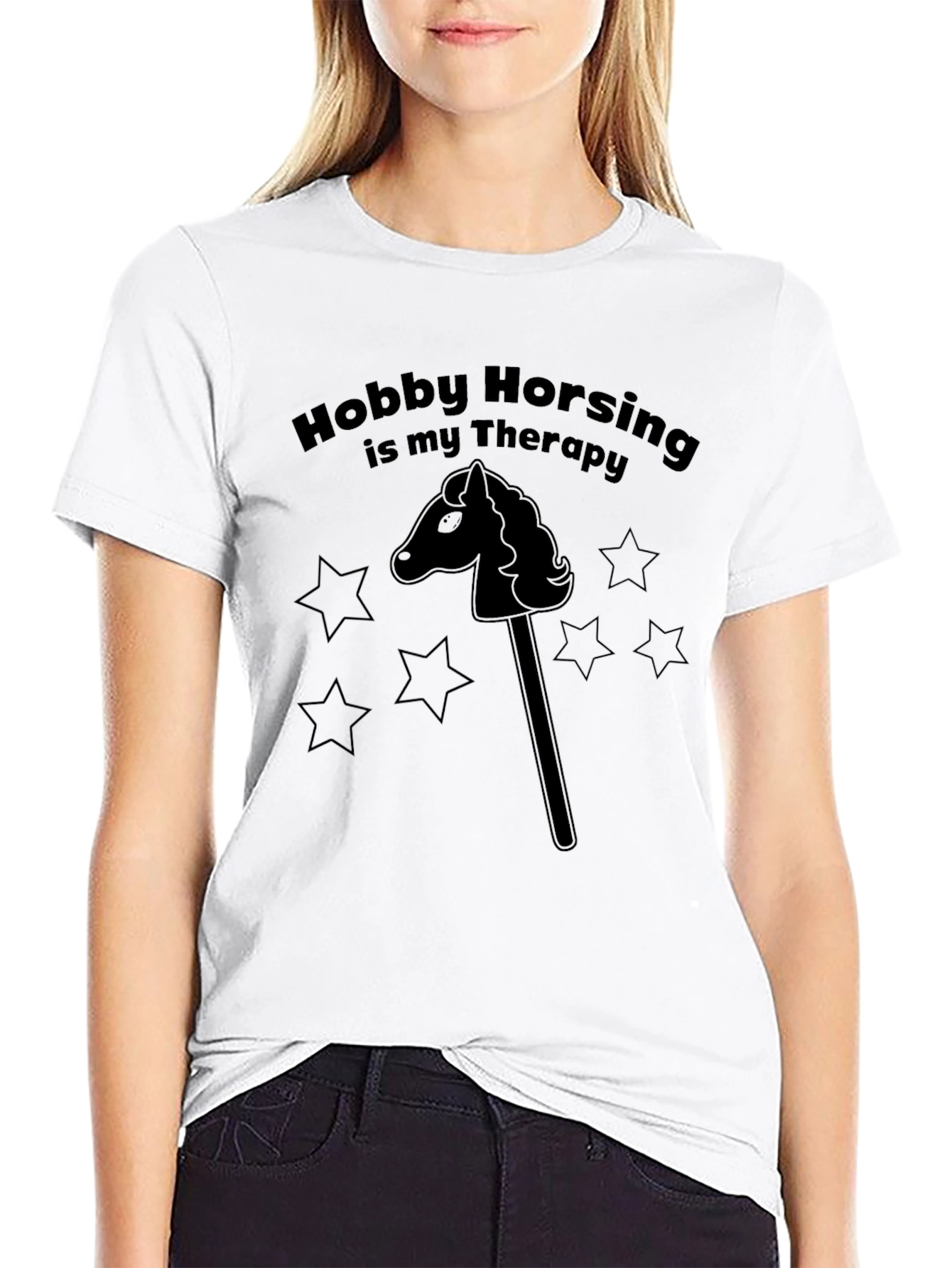 Hobby Horsing Therapy T-Shirt