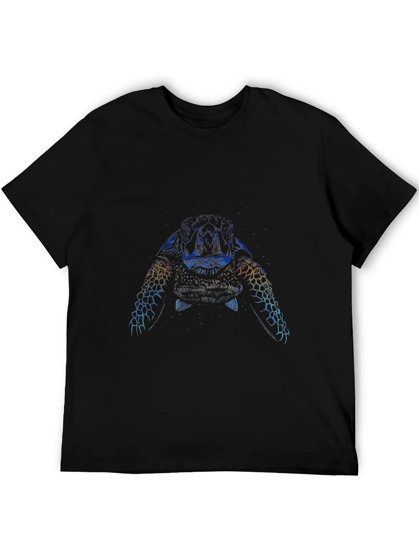 Sea Turtle Graphic Black T-Shirt