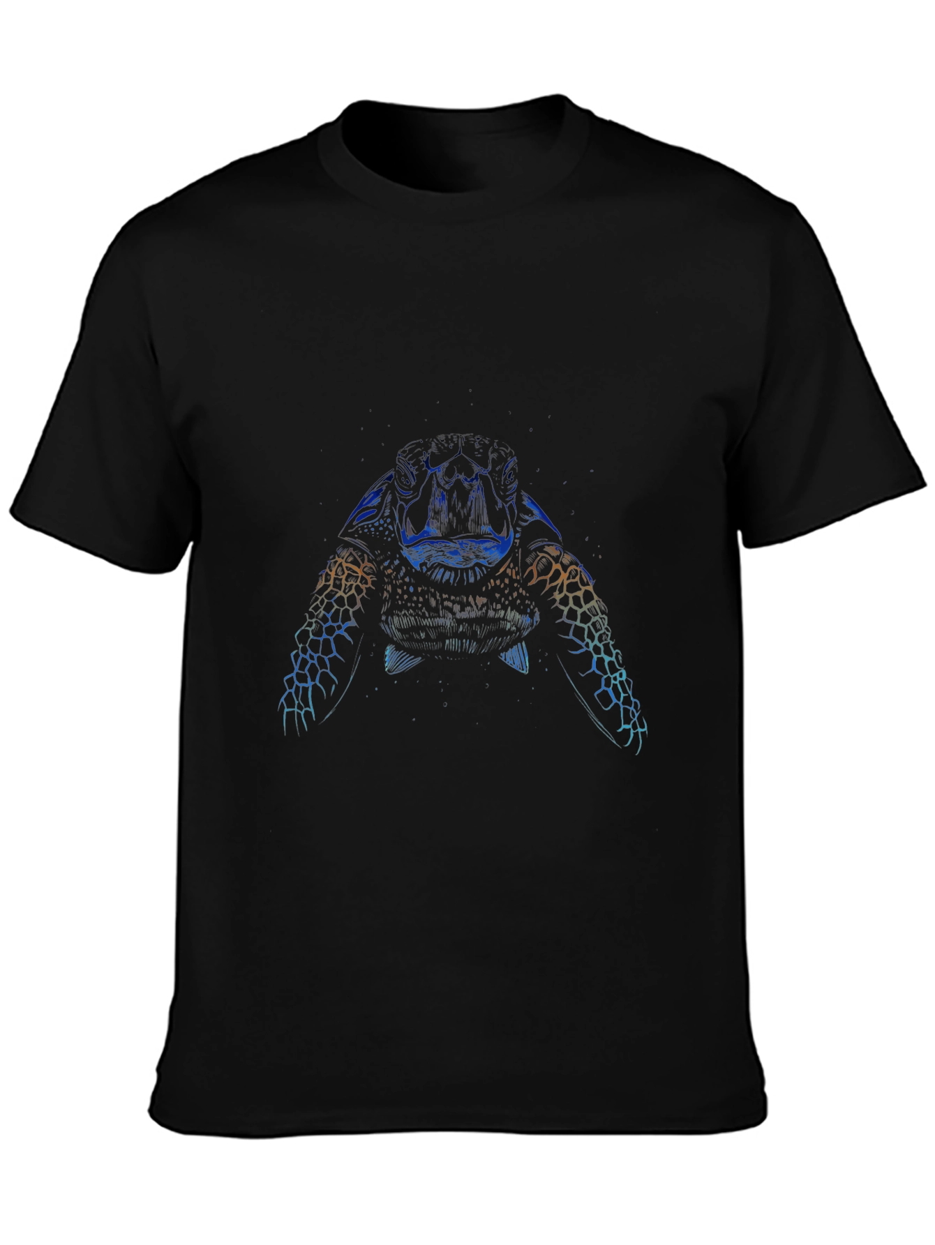 Sea Turtle Graphic Black T-Shirt