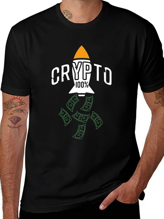 Crypto Rocket 100% T-Shirt