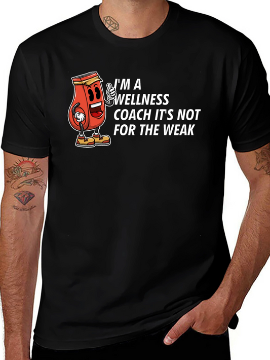 Wellness Coach Cartoon Graphic T-Shirt