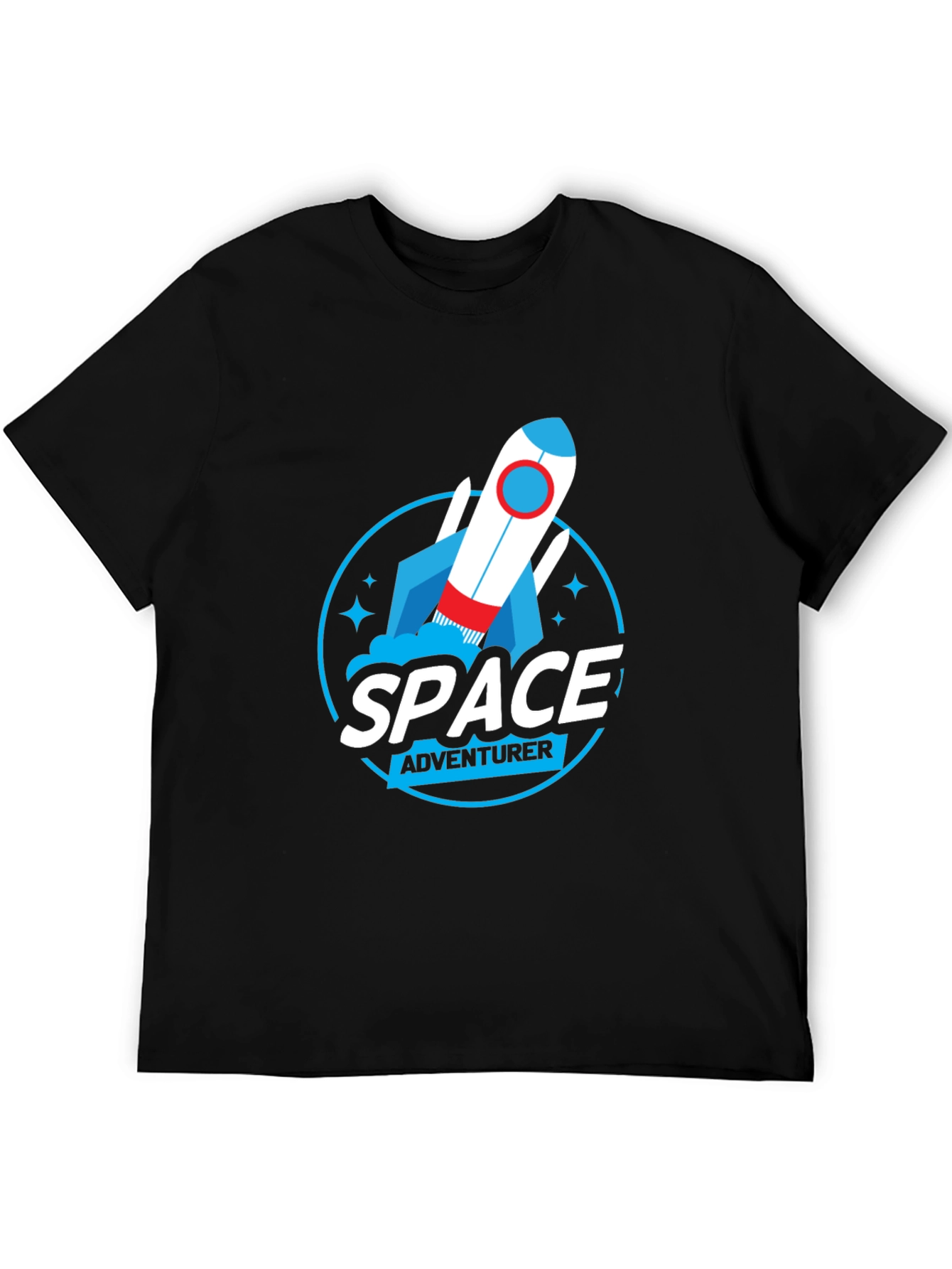 Space Adventurer Graphic T-Shirt - Rocket Design