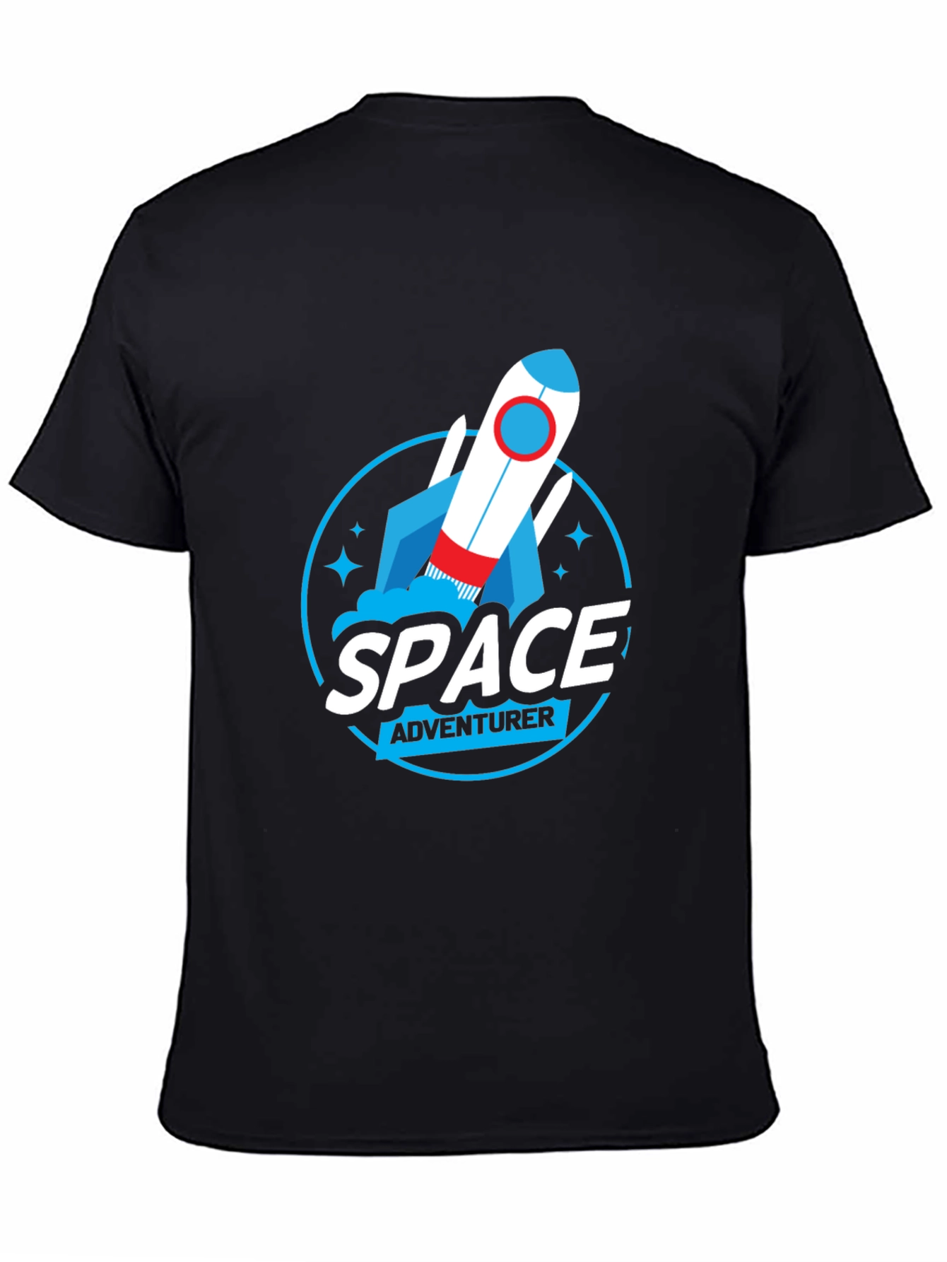 Space Adventurer Graphic T-Shirt - Rocket Design