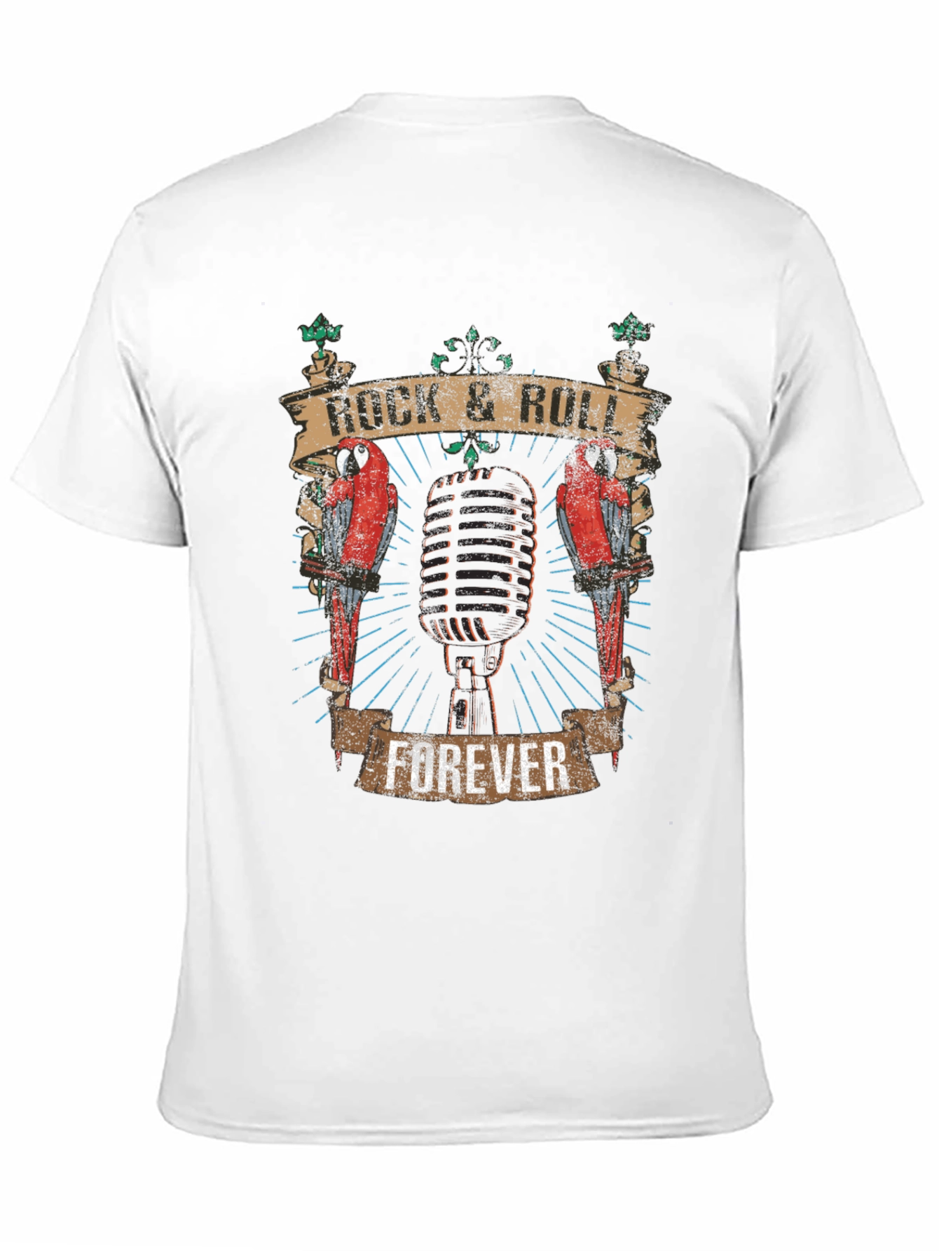 Rock & Roll Forever Graphic T-Shirt - Black