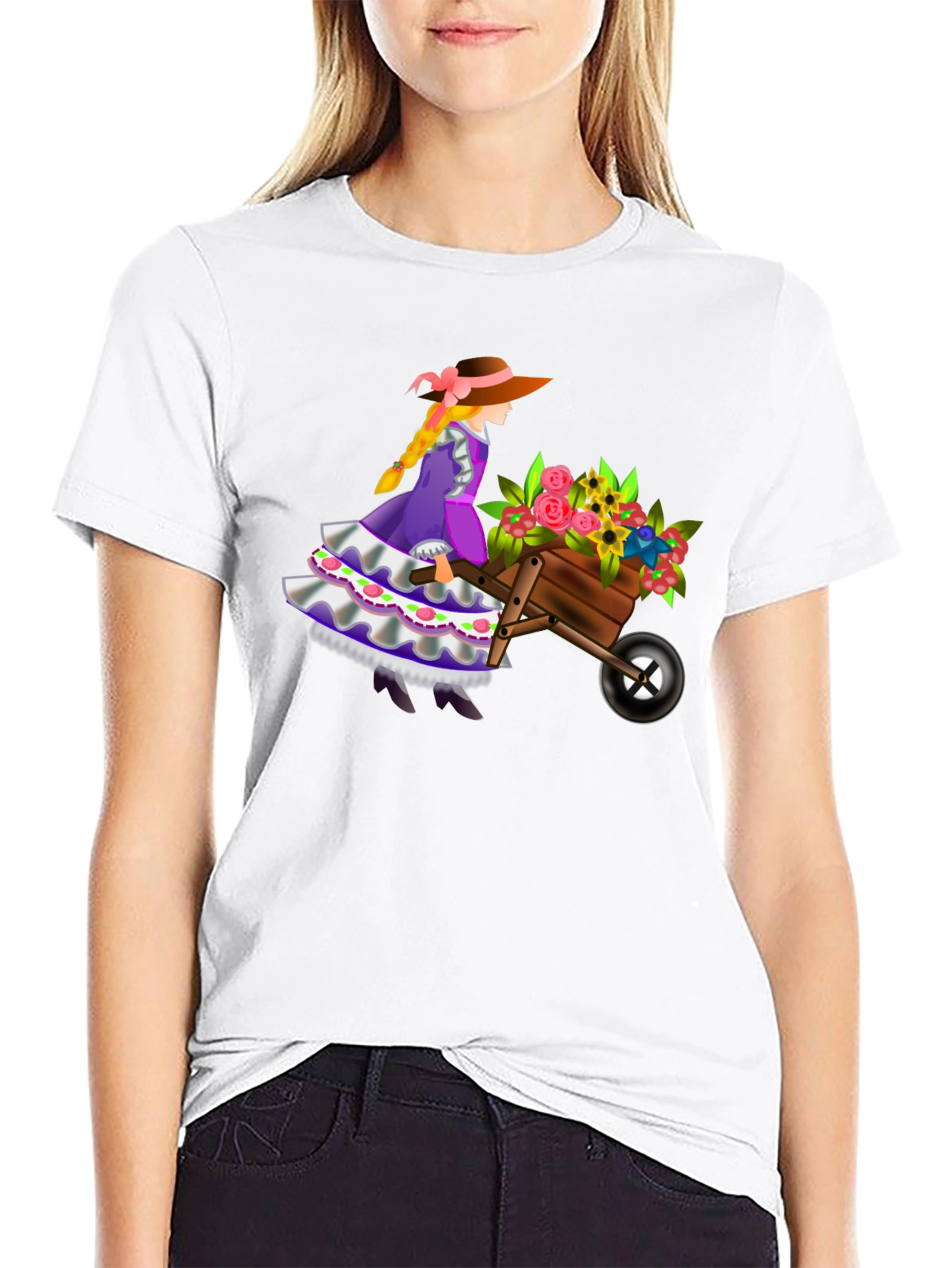 Whimsical Gardener Graphic Tee