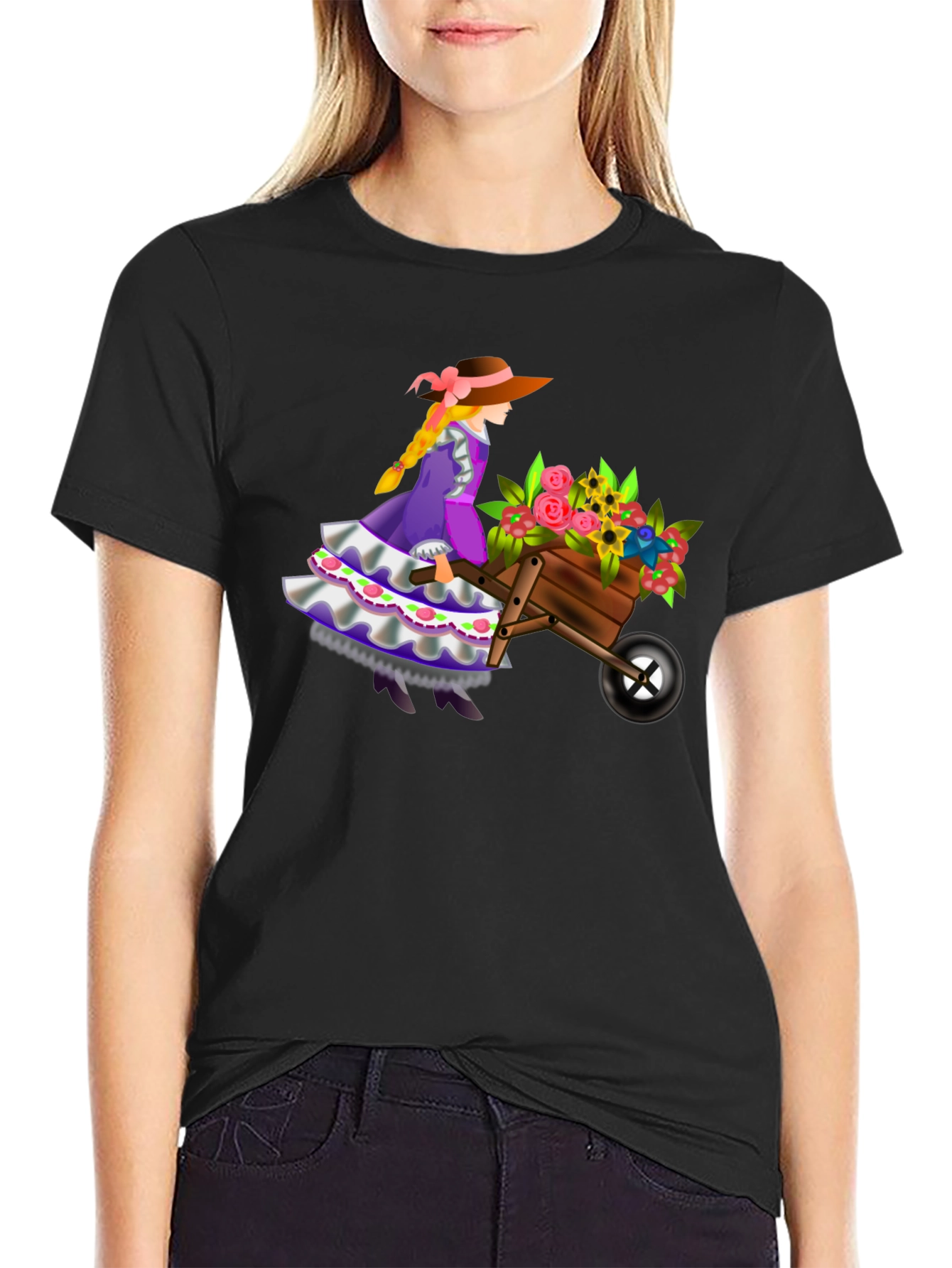 Whimsical Gardener Graphic Tee