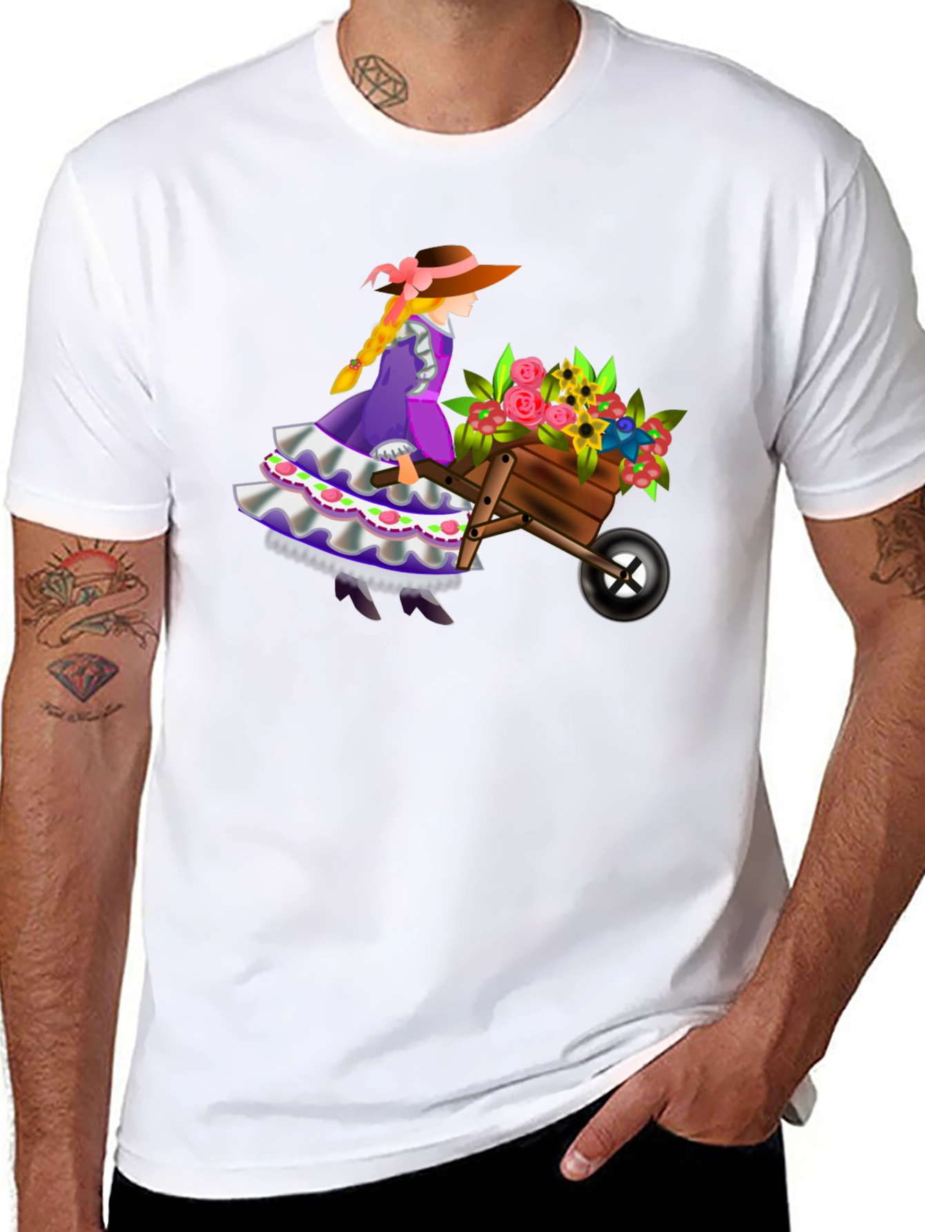 Whimsical Gardener Graphic Tee