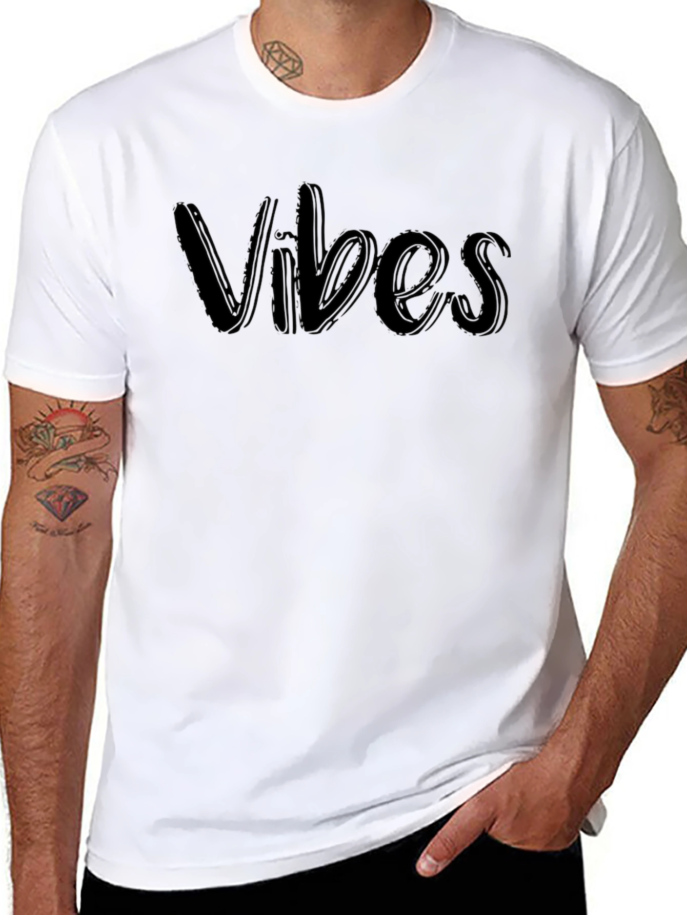 Vibes Graphic Tee - Casual Comfort