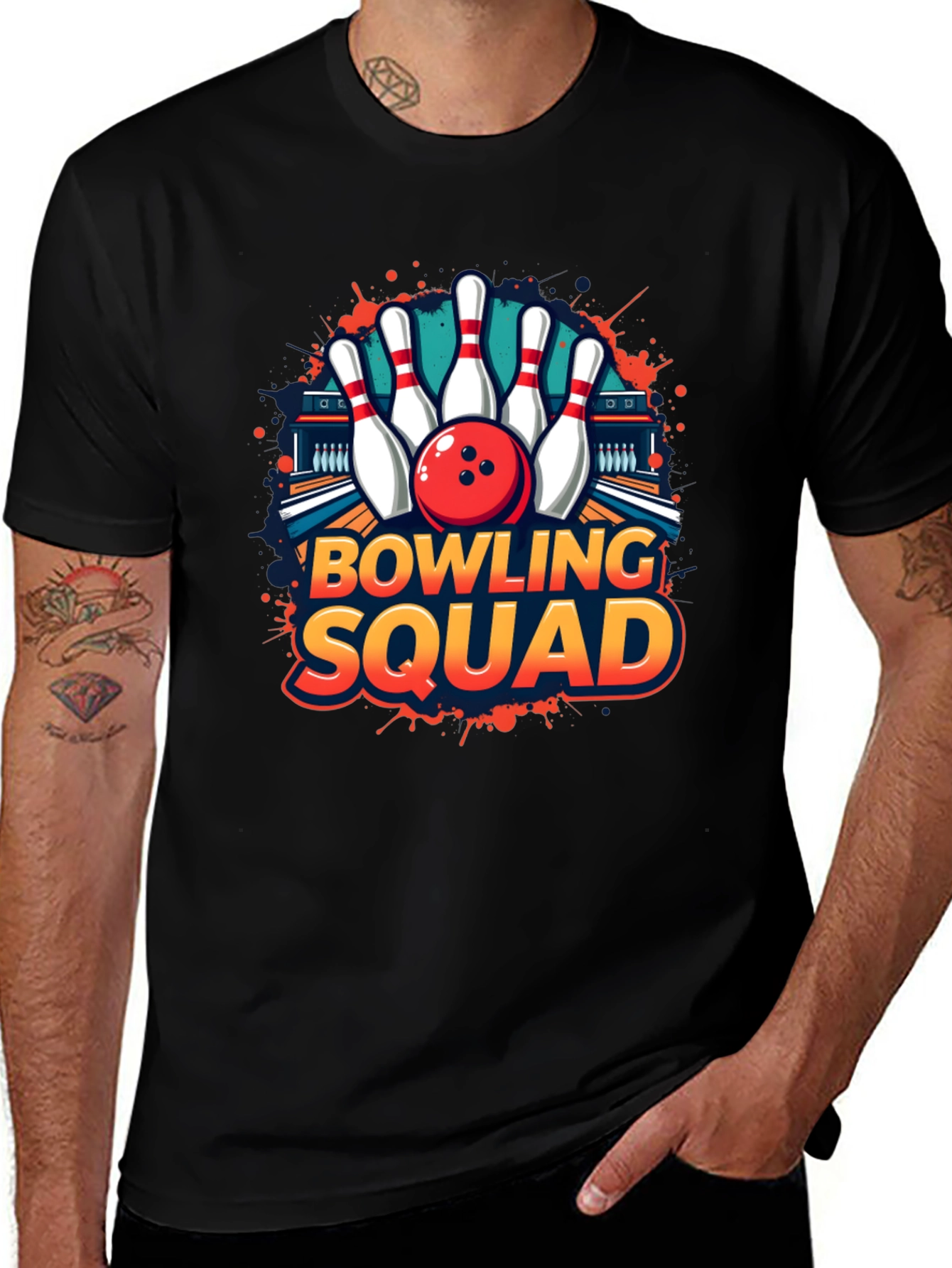 Bowling Squad Graphic Tee