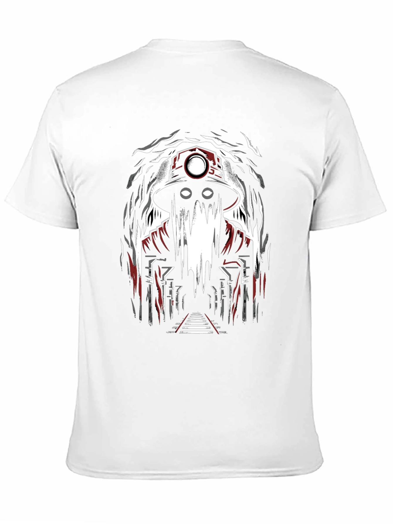 Miner Ghost Graphic Tee - Spooky Cool Design