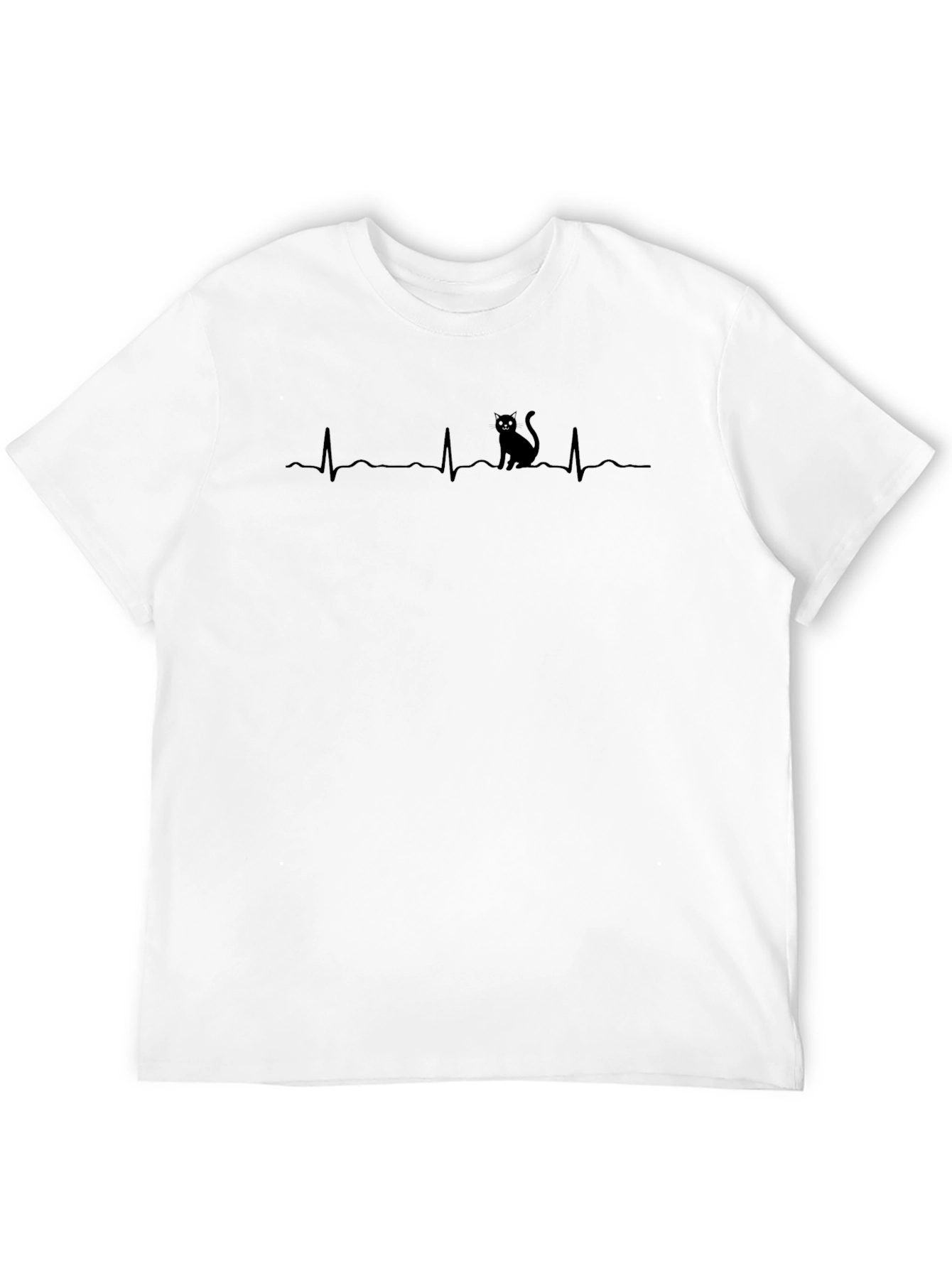 Cat Lovers Heartbeat T-Shirt
