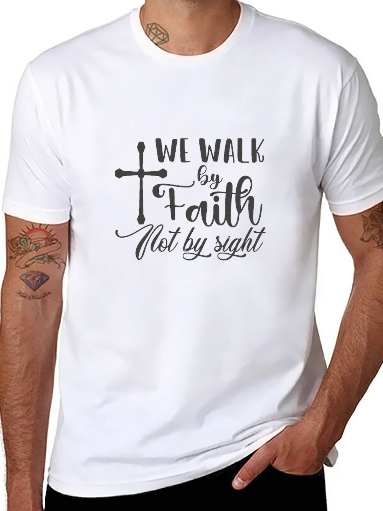 Faith Graphic Tee - Walk By Faith T-Shirt