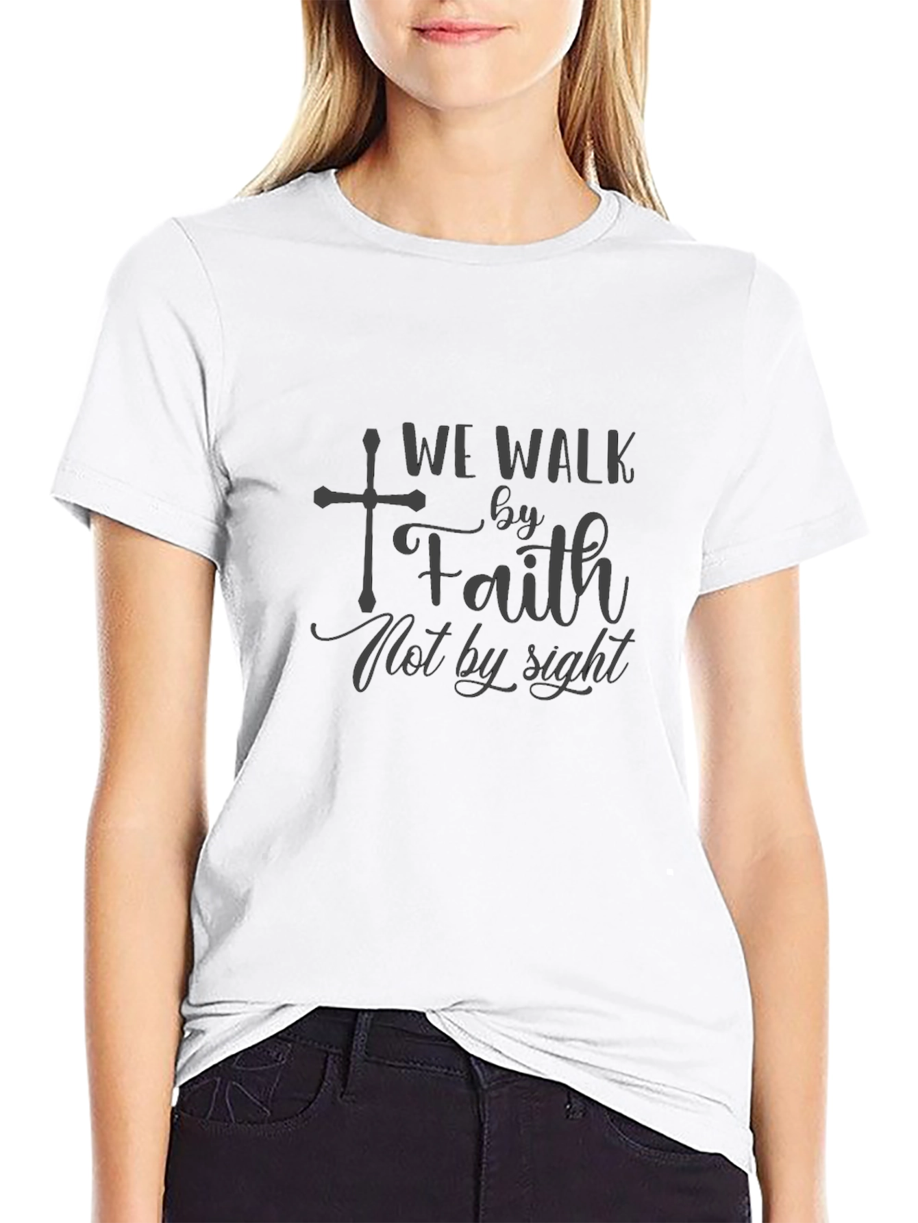 Faith Graphic Tee - Walk By Faith T-Shirt