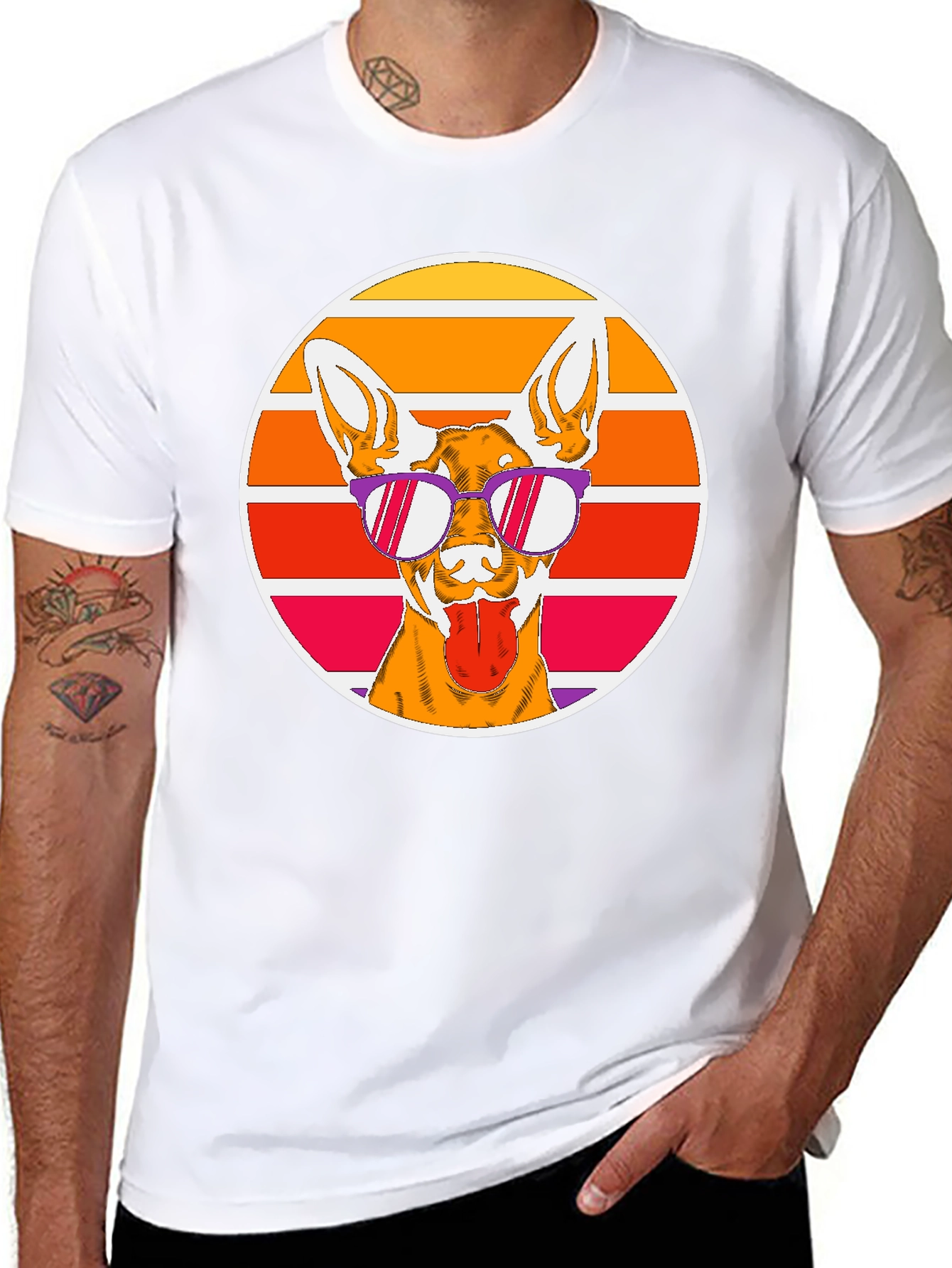 Cool Dog Retro T-Shirt | Vintage Dog Lover Tee | Funny Retro Dog Graphic Shirt | Dog Lover Gift | Free Shipping $50+