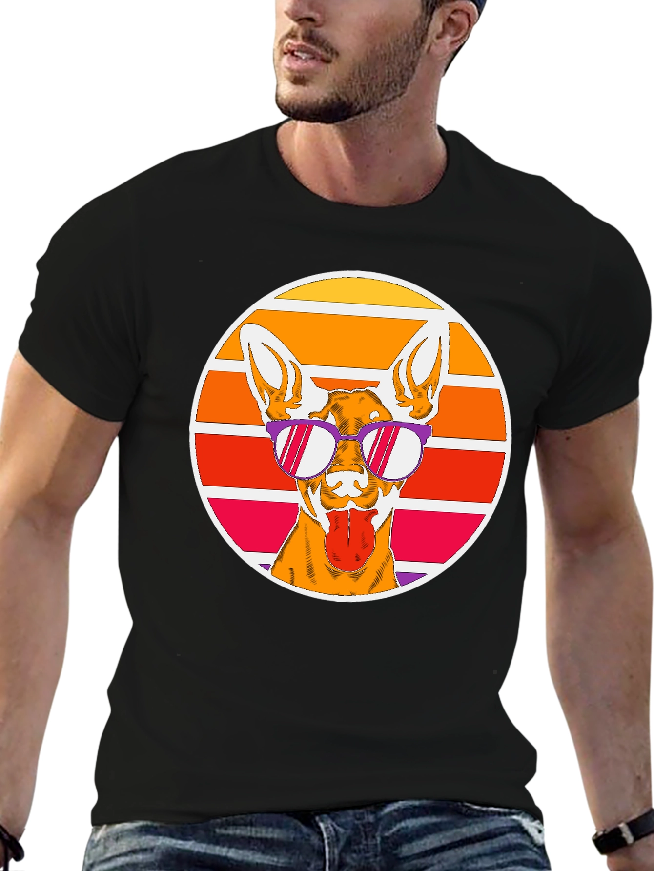Cool Dog Retro T-Shirt | Vintage Dog Lover Tee | Funny Retro Dog Graphic Shirt | Dog Lover Gift | Free Shipping $50+