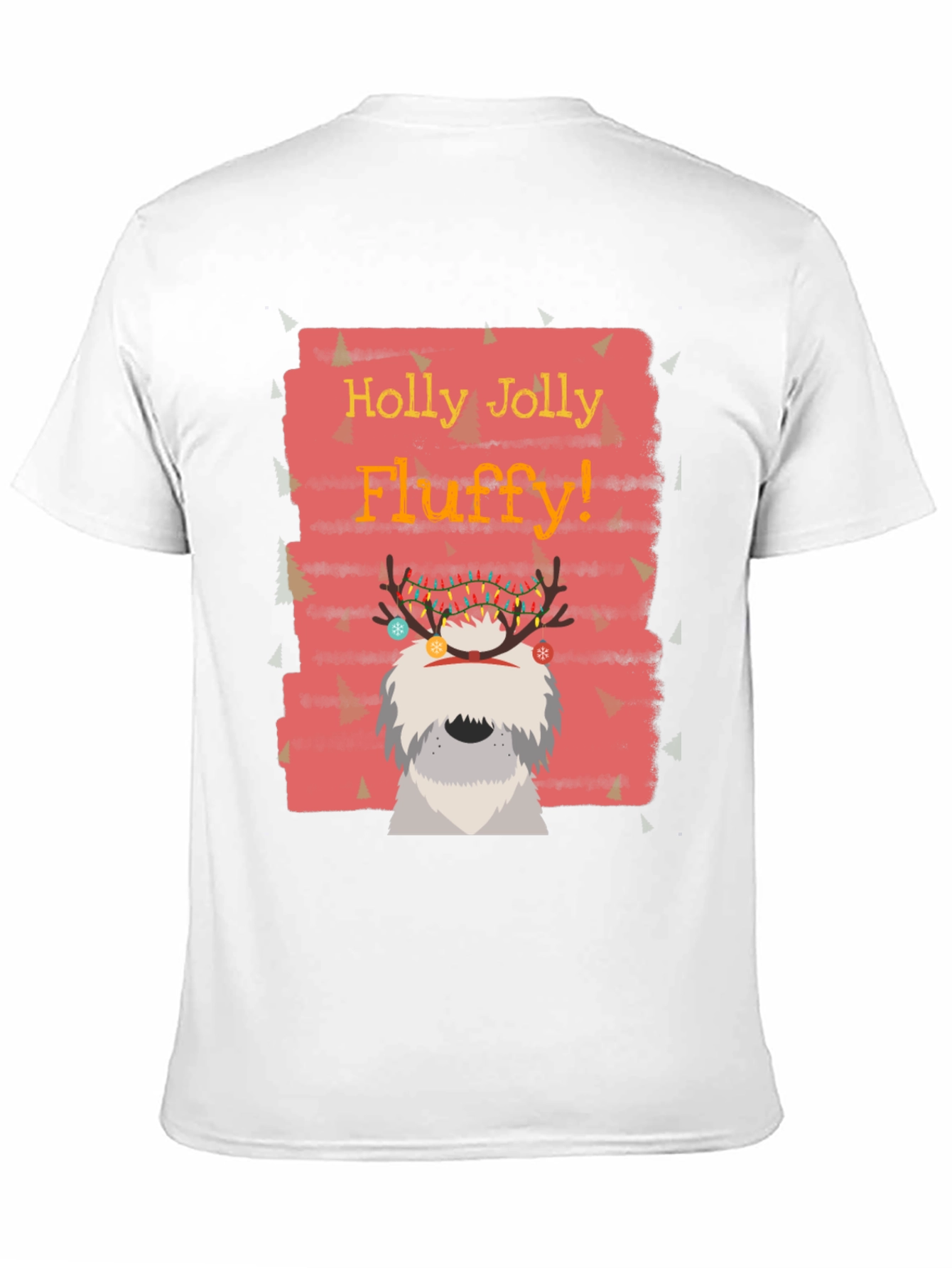 Festive Fluffy Dog Christmas T-Shirt