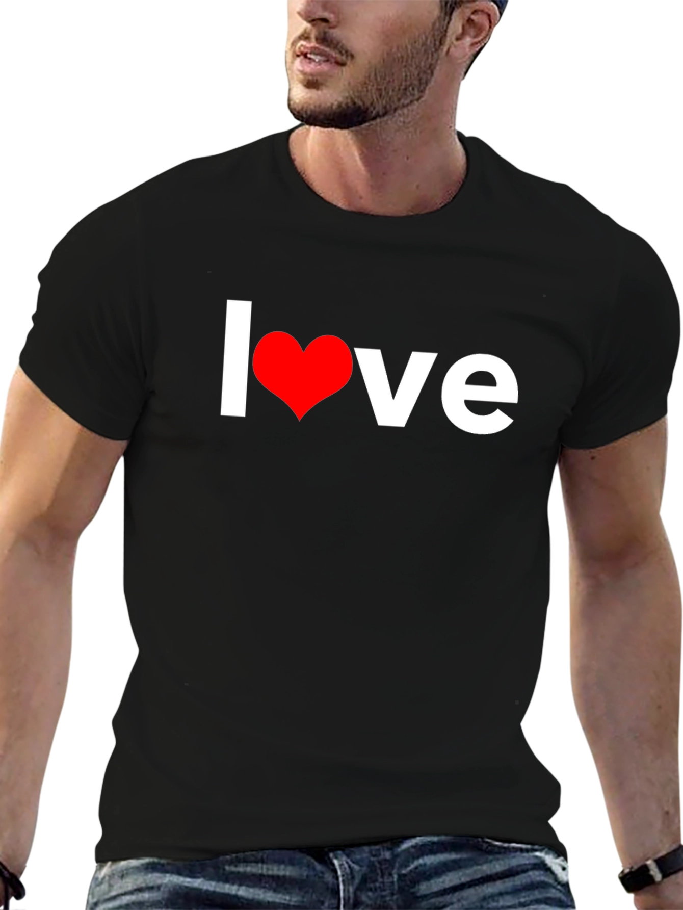 Love Graphic Black T-Shirt