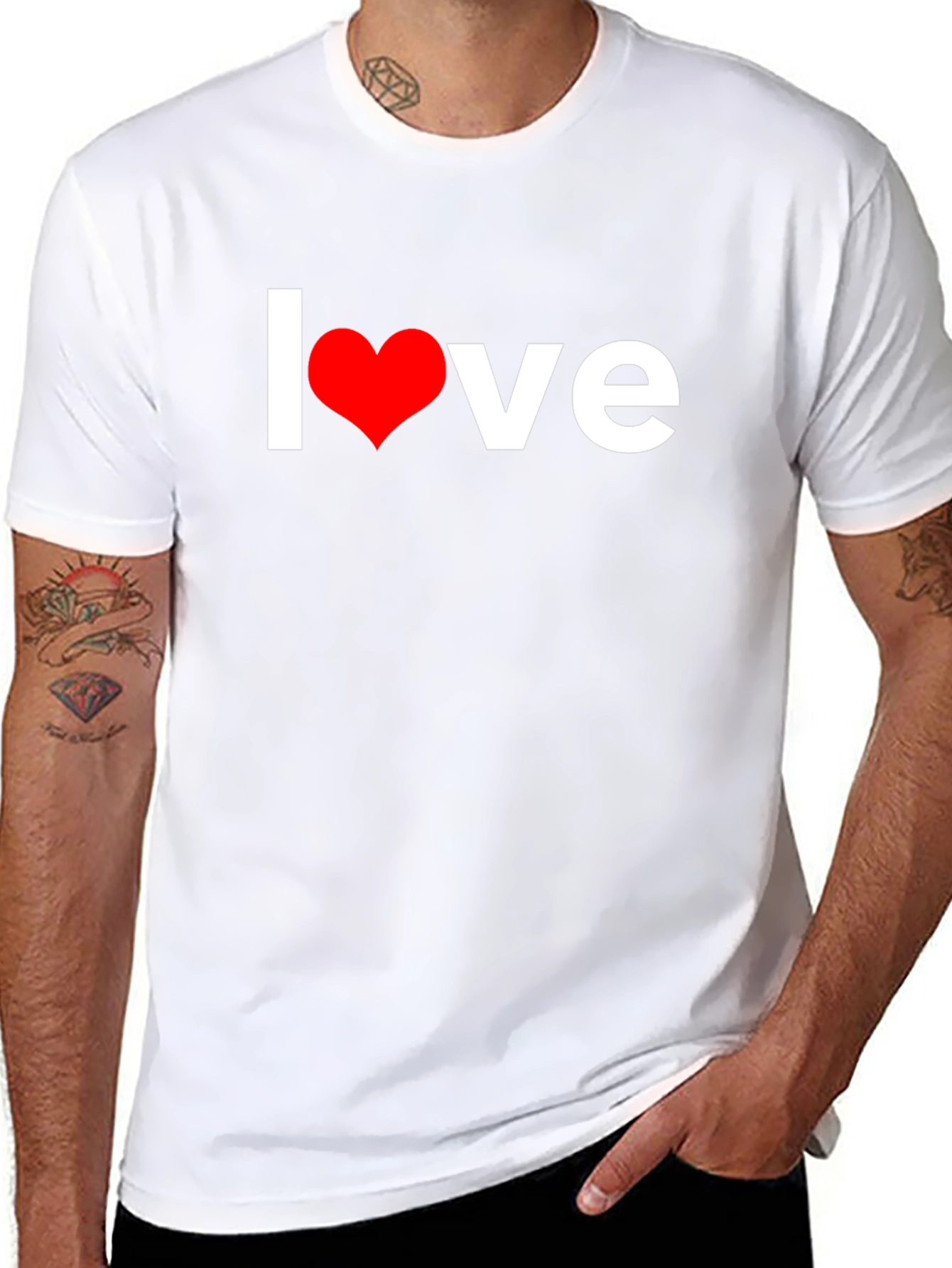 Love Graphic Black T-Shirt