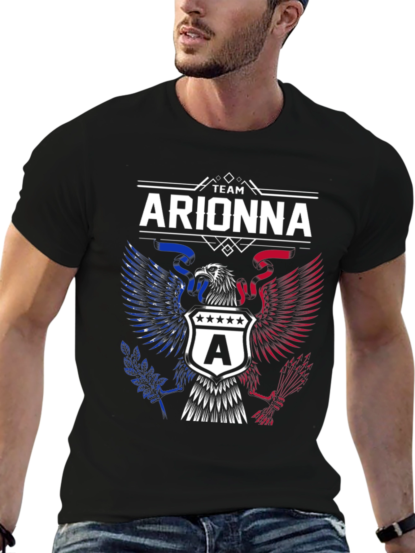Team Arionna Patriotic Eagle Graphic T-Shirt