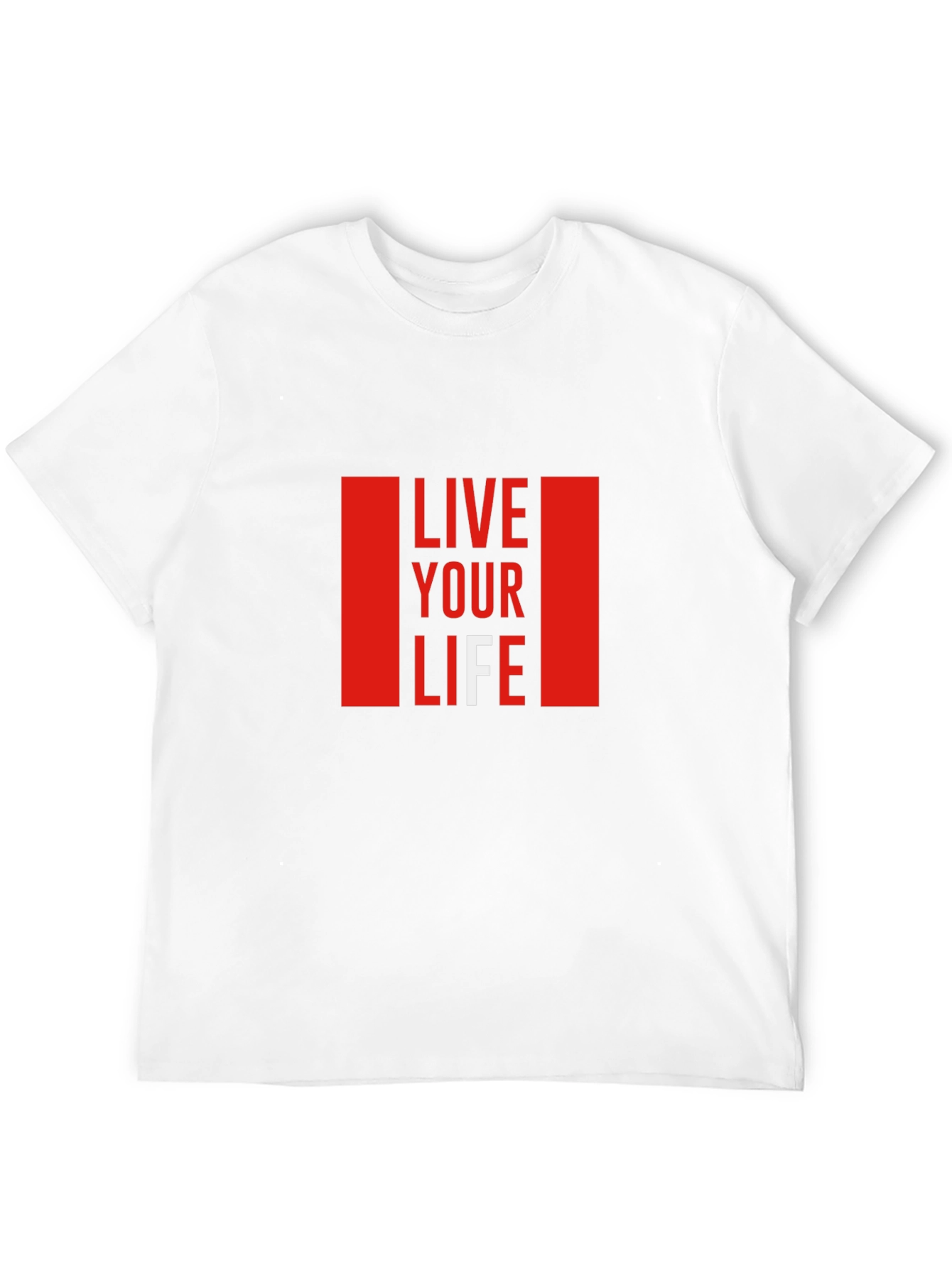 Live Your Life Graphic T-Shirt - Black