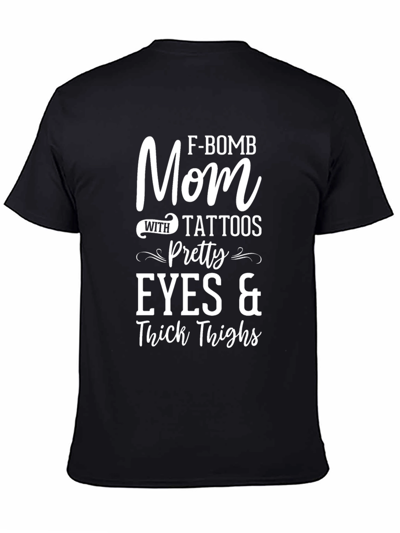 F-Bomb Mom with Tattoos Graphic T-Shirt