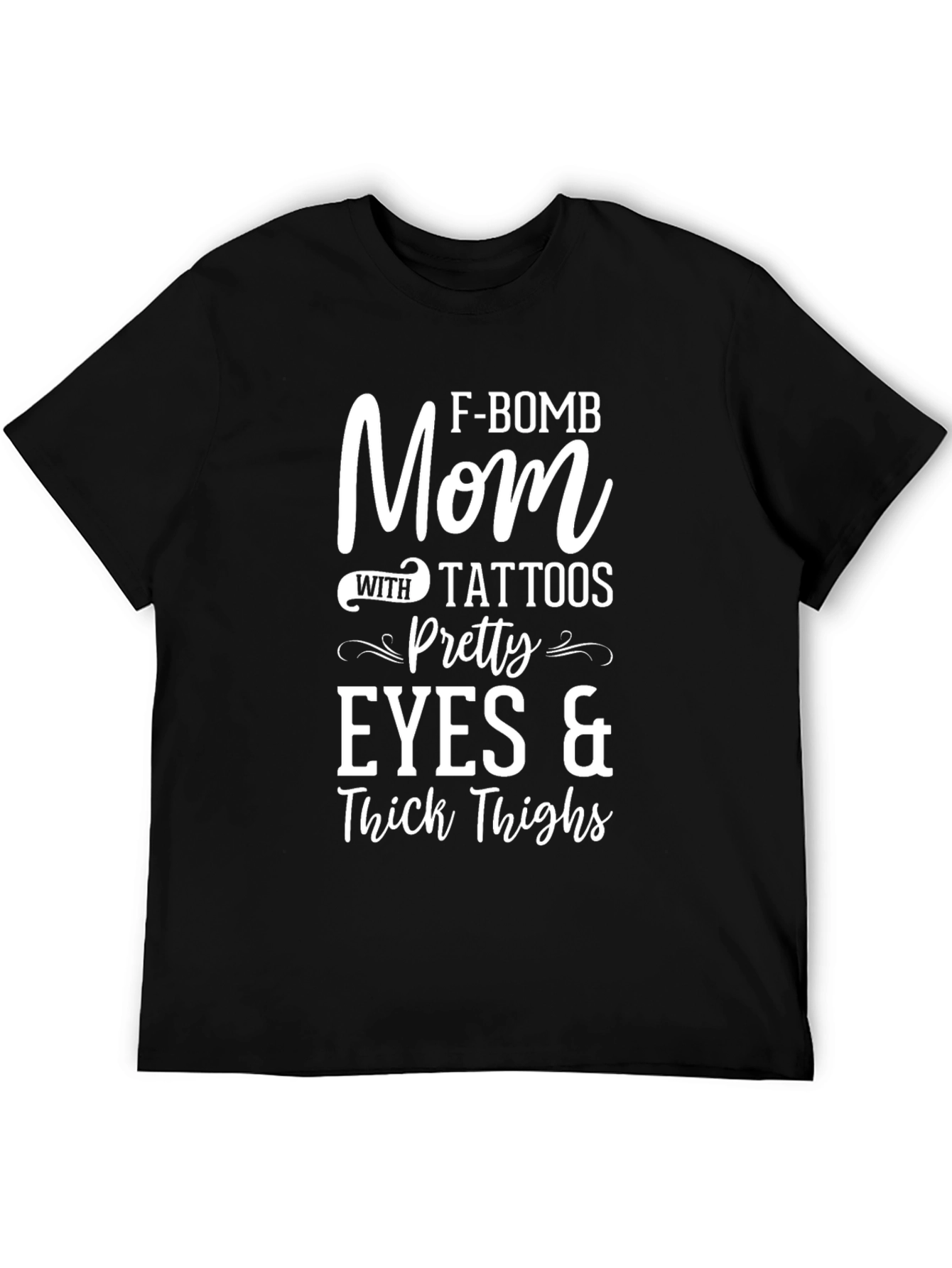 F-Bomb Mom with Tattoos Graphic T-Shirt
