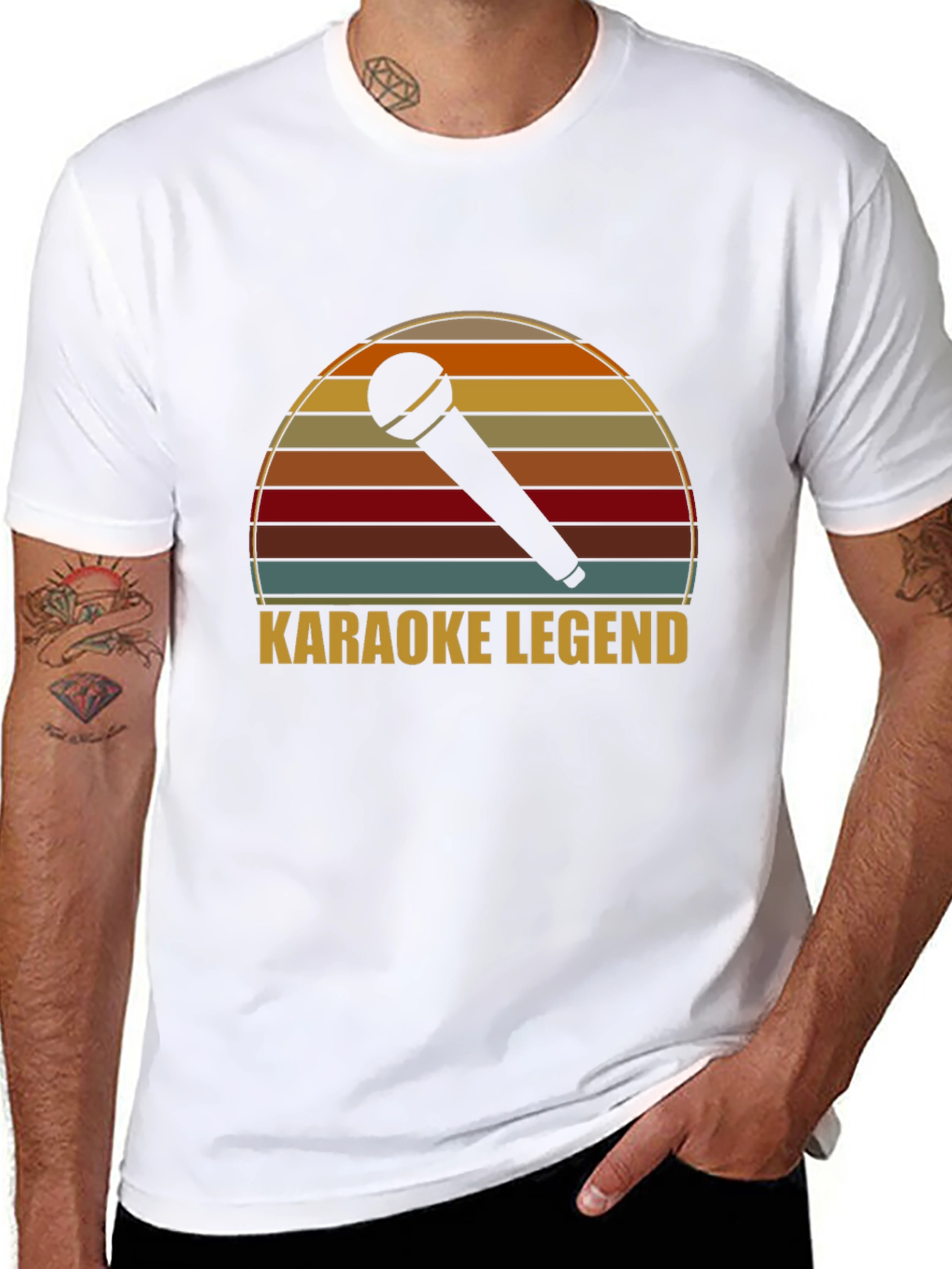 Karaoke Legend T-Shirt - Retro Style