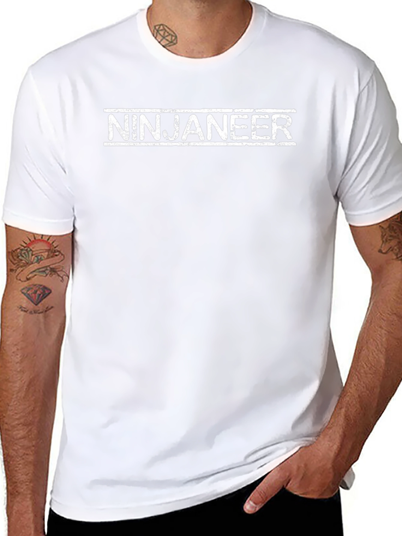 NINJANEER Graphic Tee - Engineer Ninja Humor T-Shirt