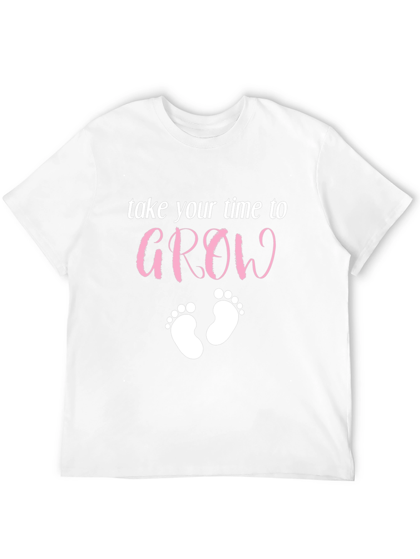 Take Your Time to Grow Baby Feet Graphic Tee
