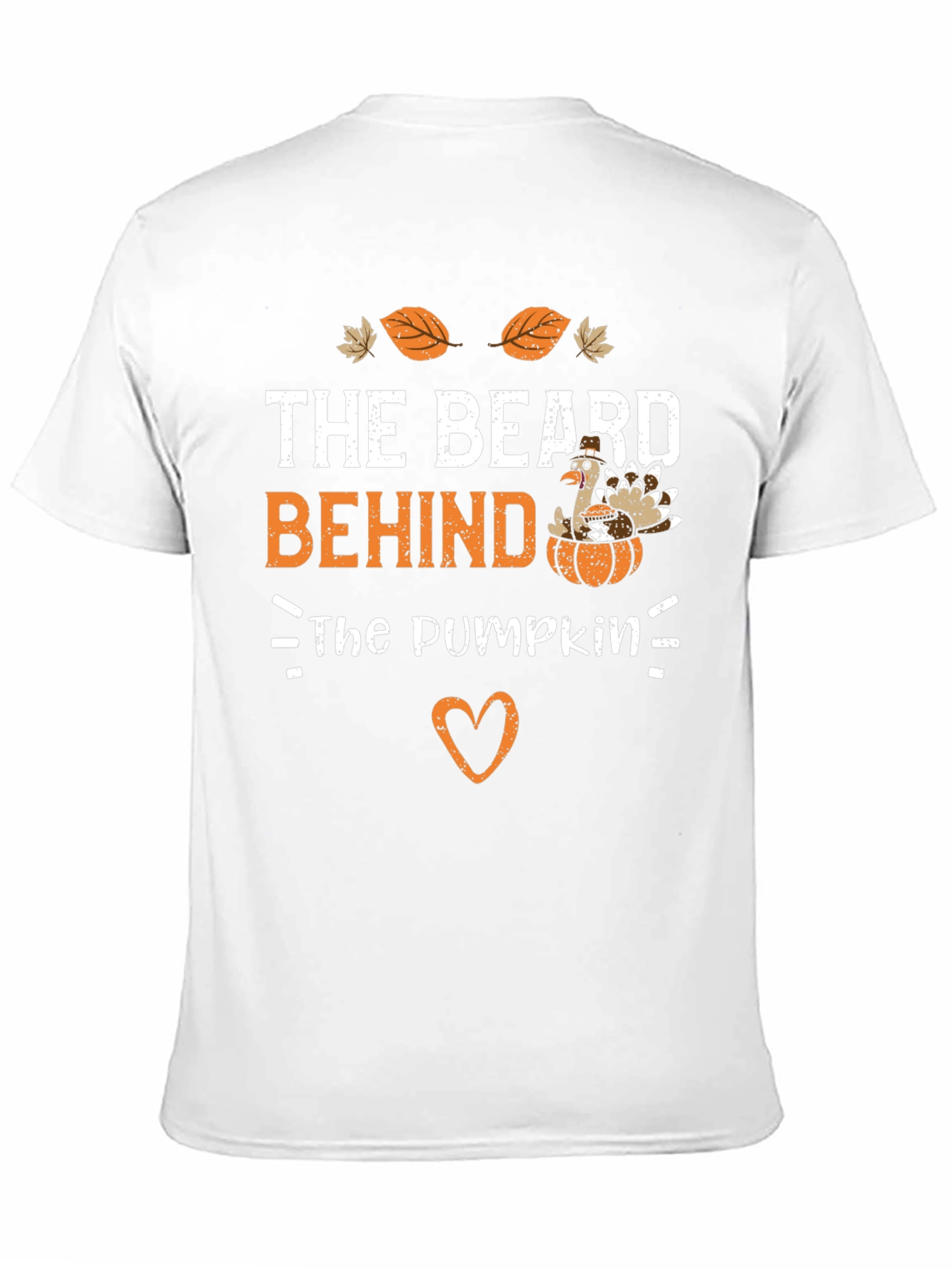 Thanksgiving The Beard Behind the Pumpkin T-Shirt