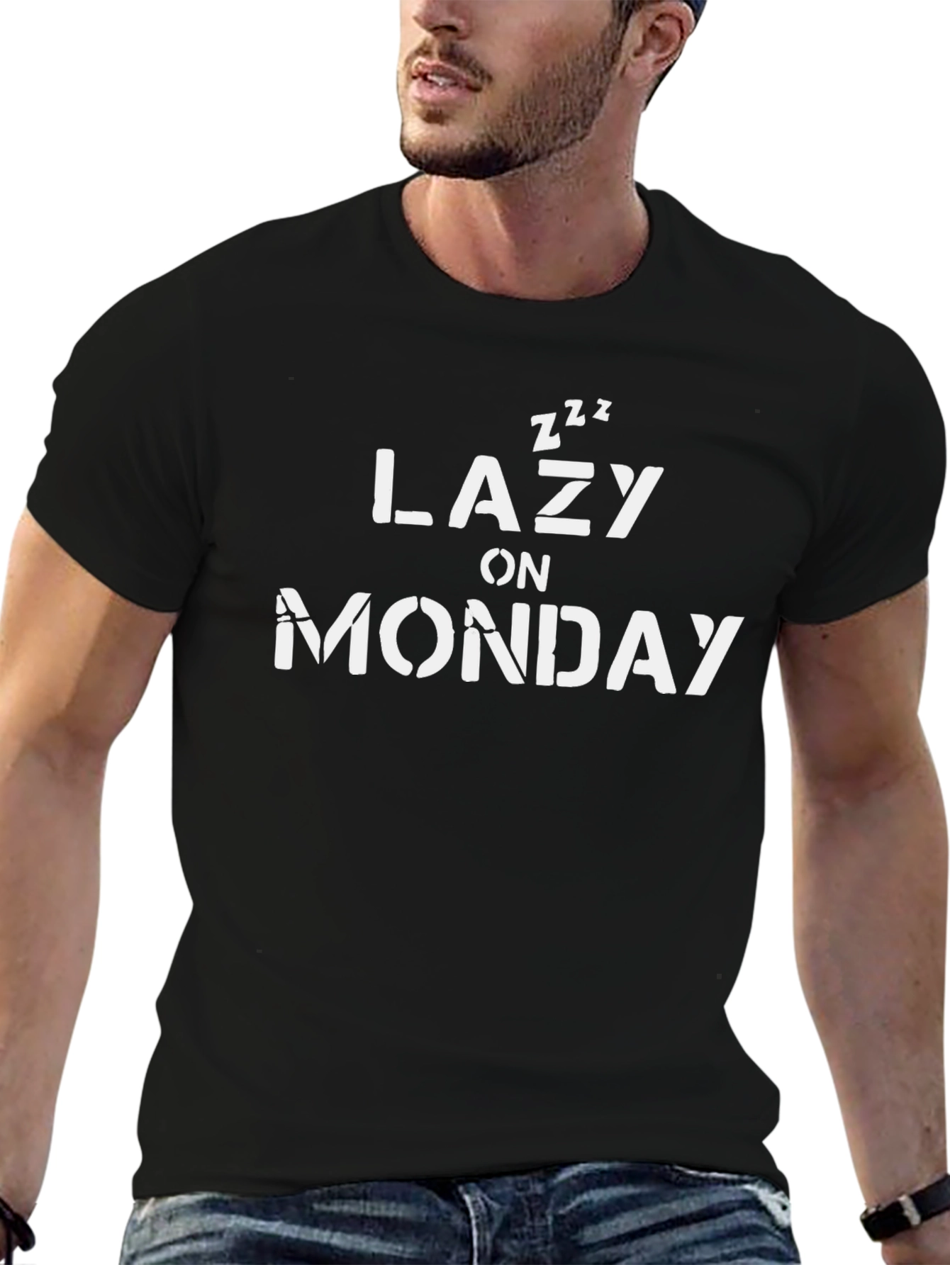 Lazy On Monday Graphic T-Shirt