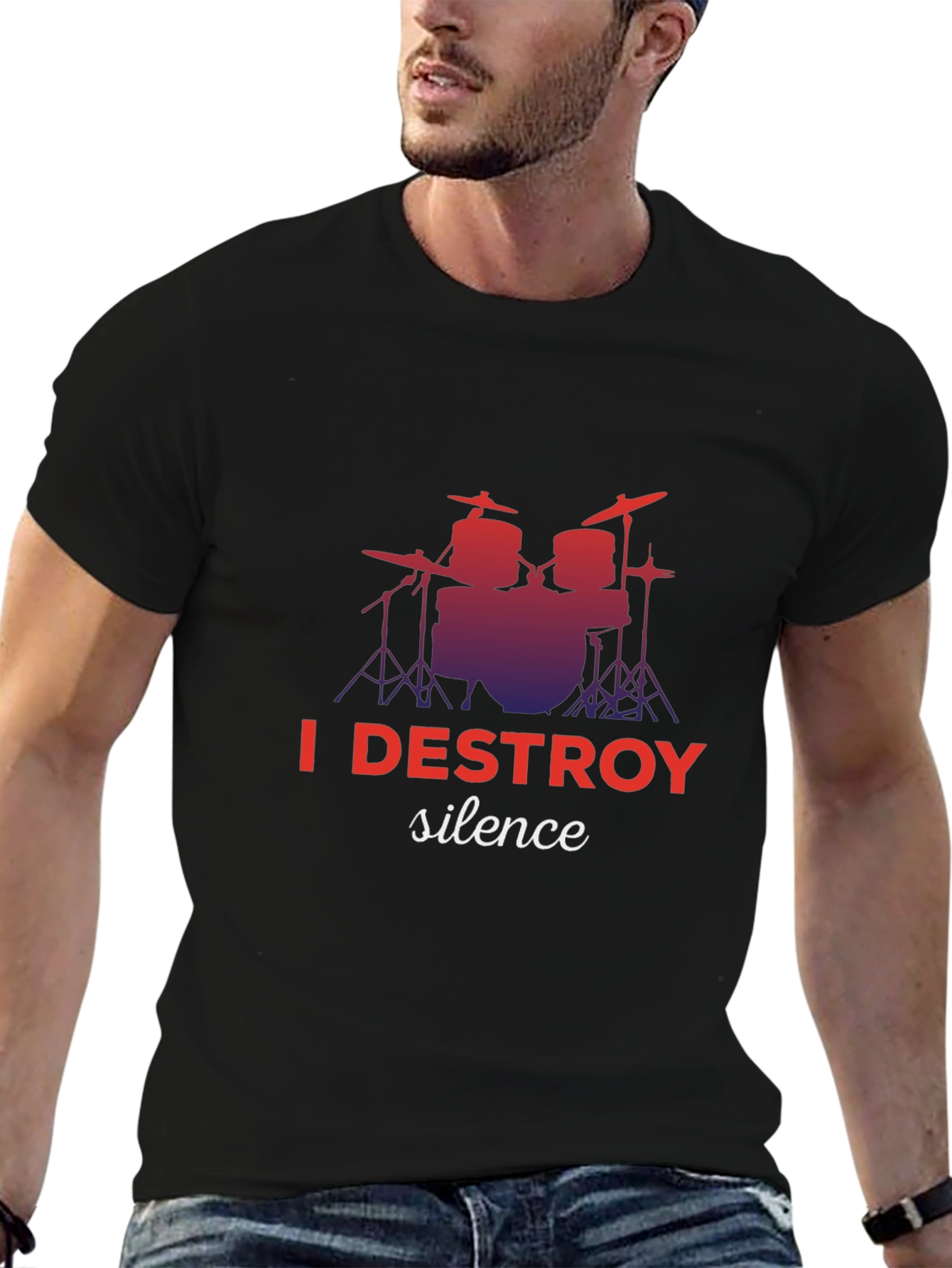 I DESTROY Silence Graphic Tee