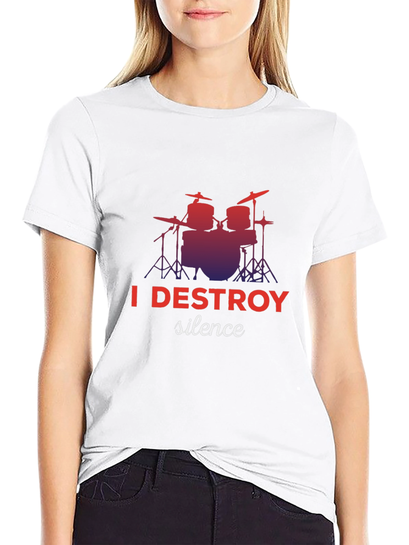 I DESTROY Silence Graphic Tee