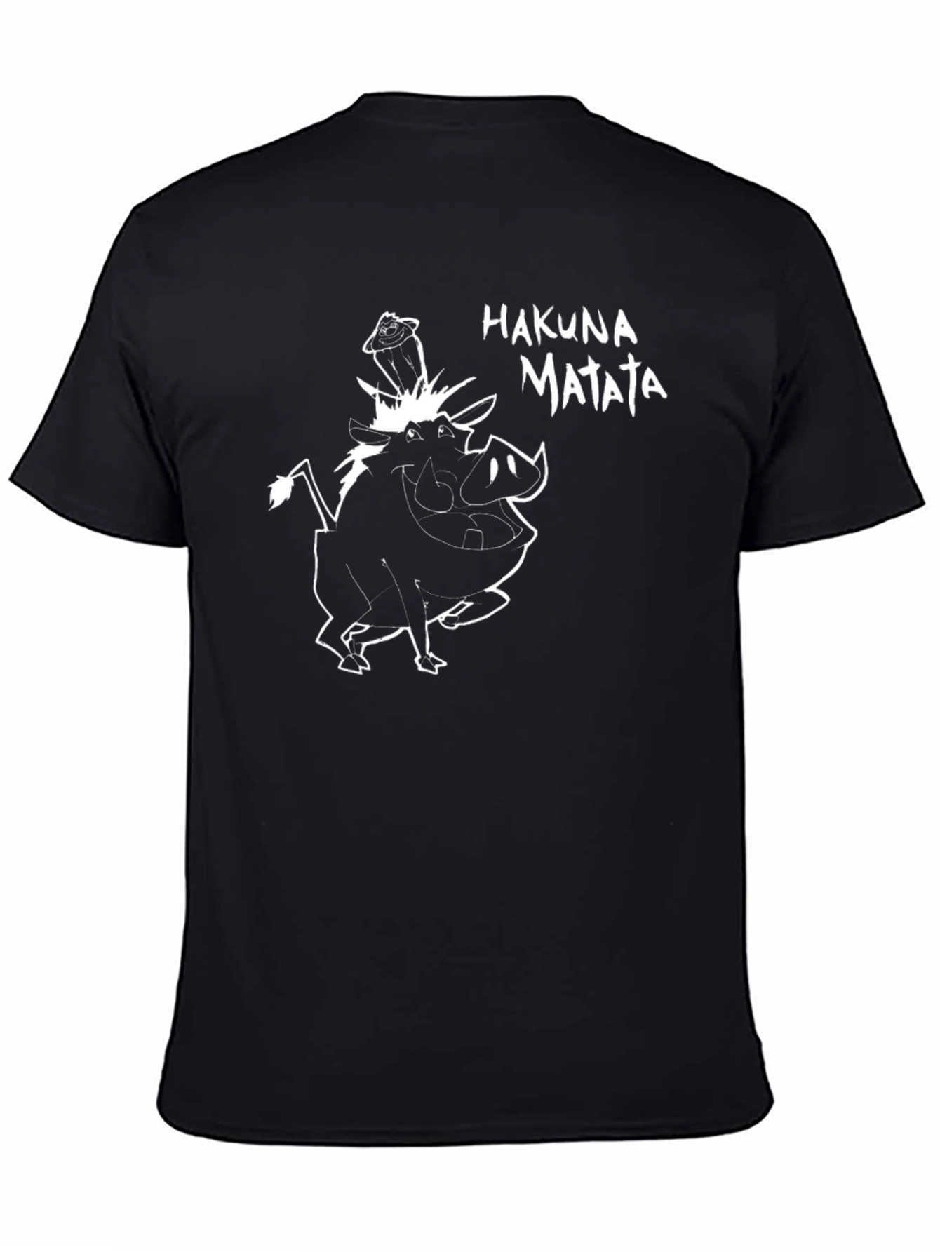 Hakuna Matata Graphic Tee - Black