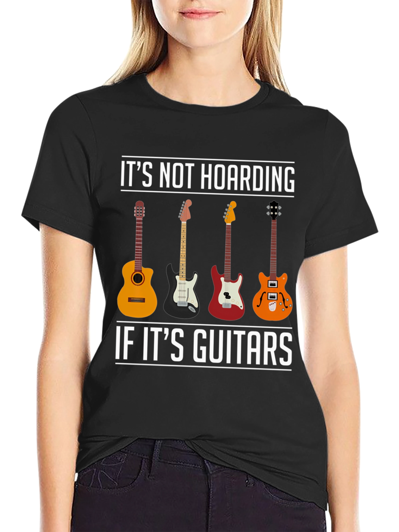 Guitar Lover T-Shirt - Its Not Hoarding!