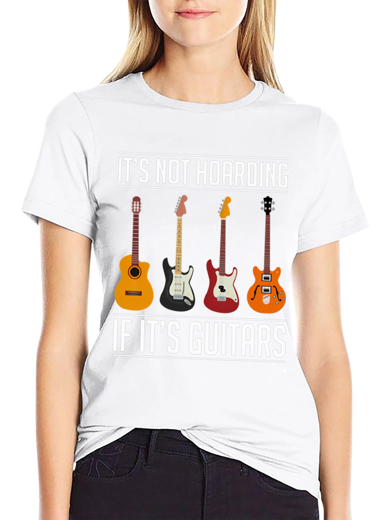 Guitar Lover T-Shirt - Its Not Hoarding!