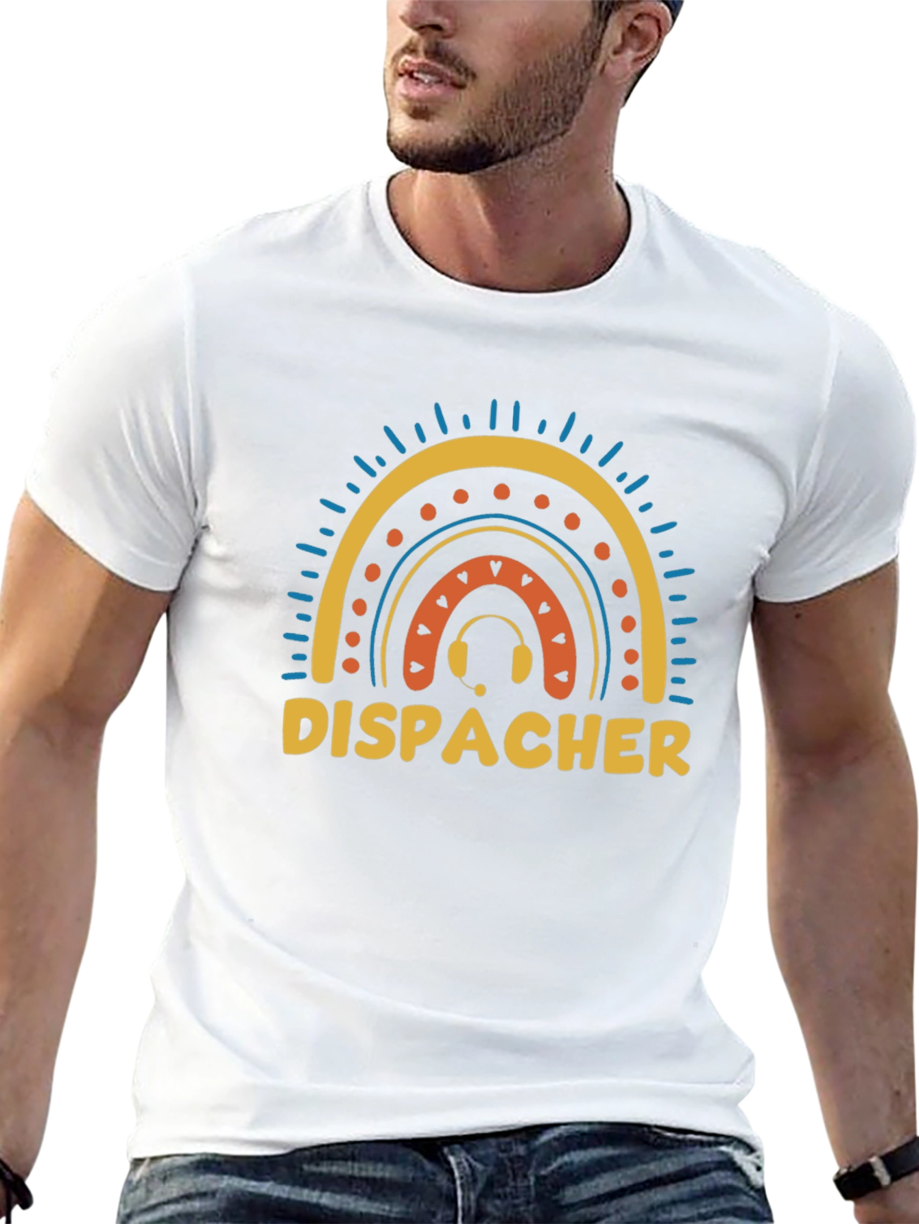 Dispatcher Rainbow Graphic T-Shirt