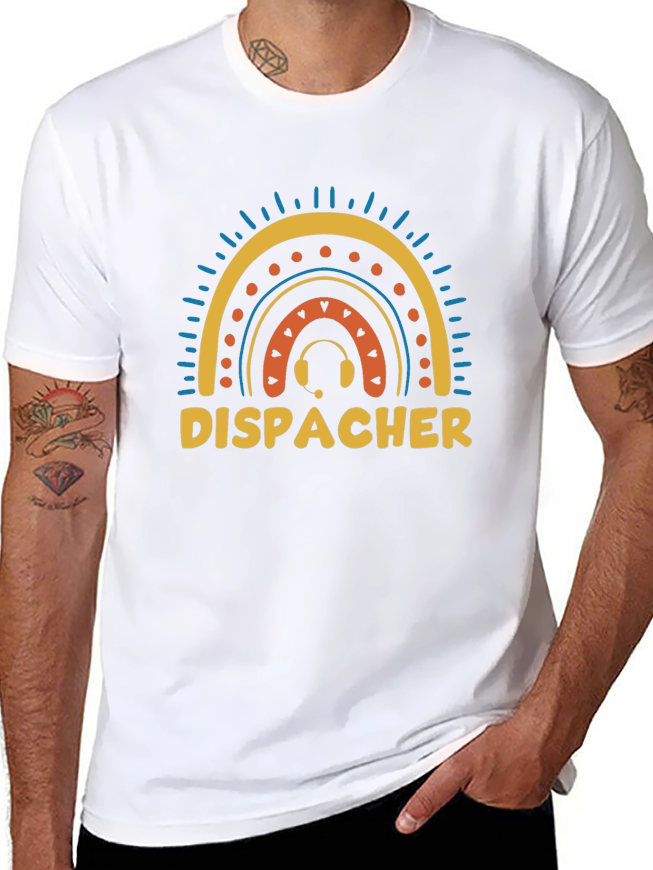 Dispatcher Rainbow Graphic T-Shirt