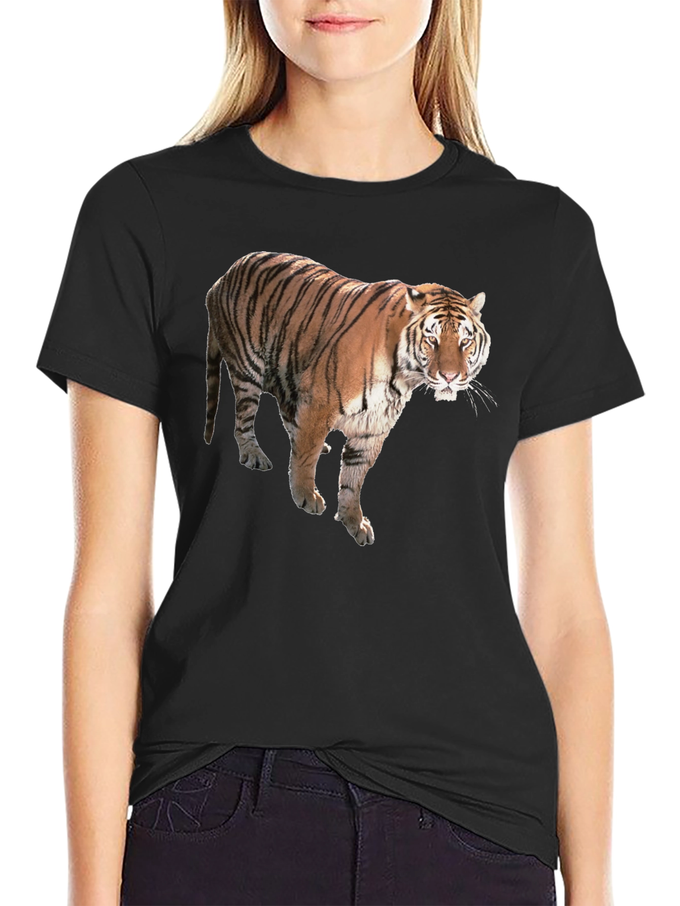 Tiger Graphic Black T-Shirt