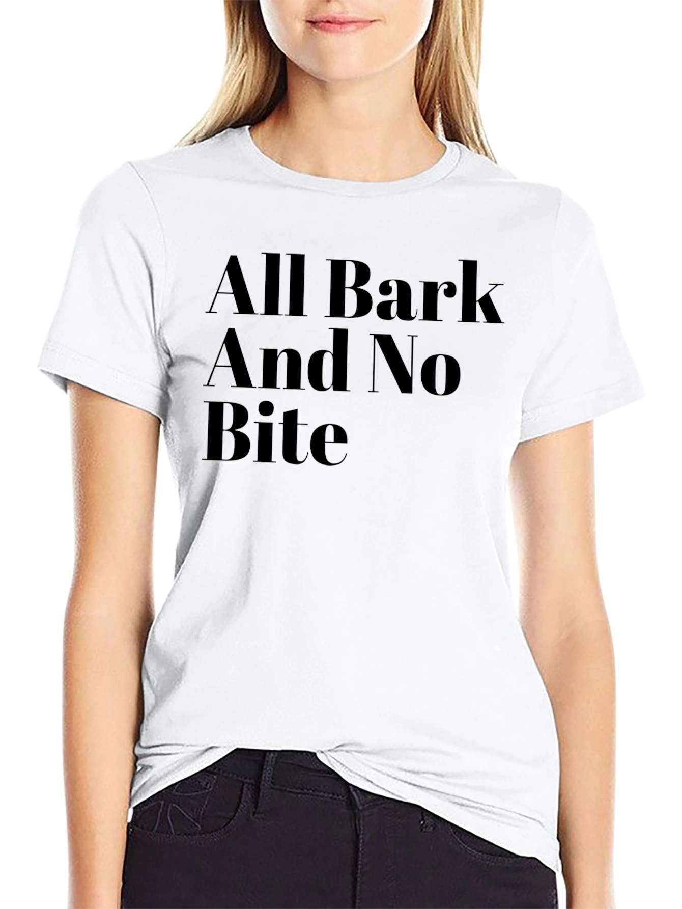 All Bark No Bite Graphic T-Shirt