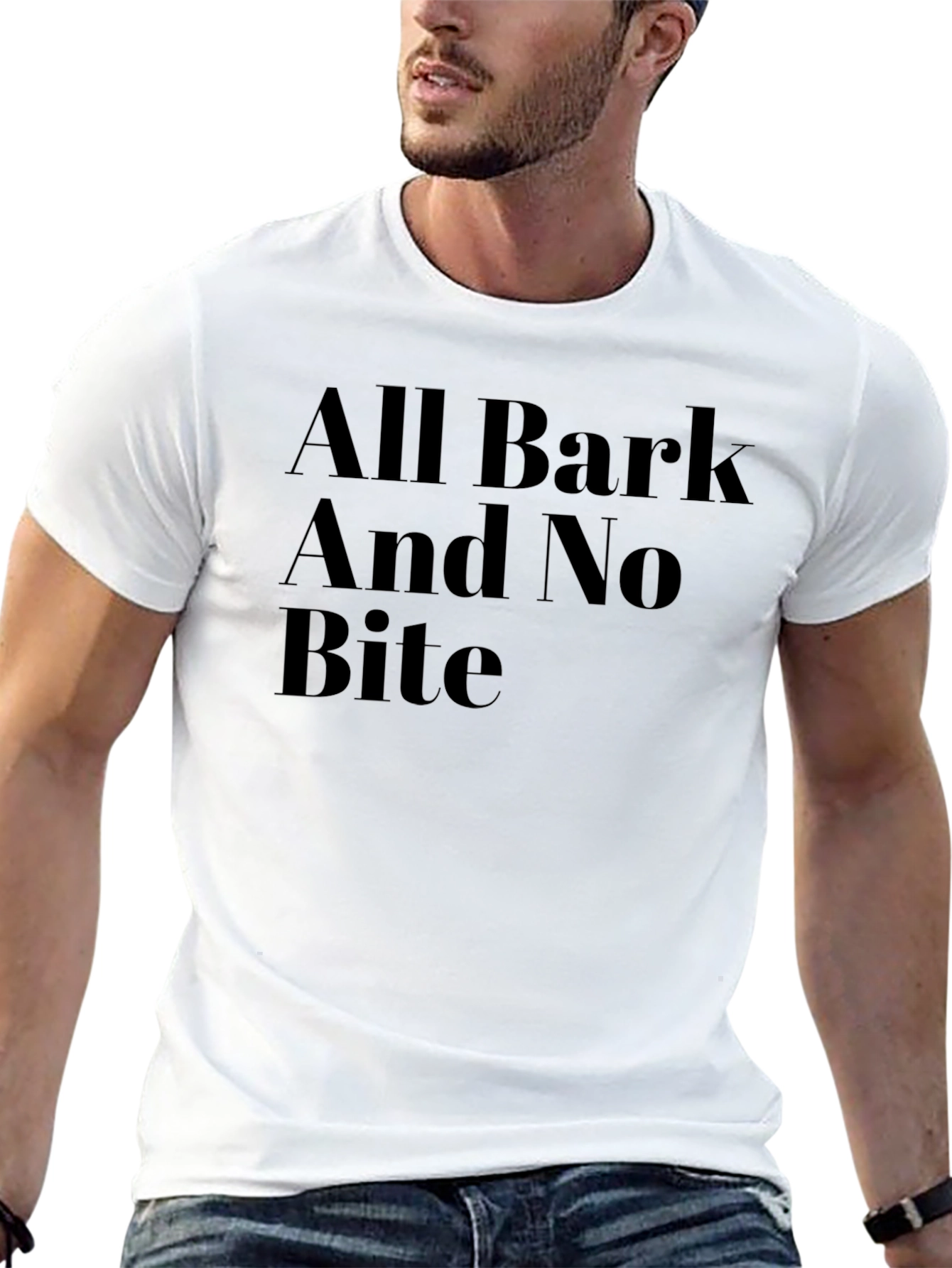 All Bark No Bite Graphic T-Shirt