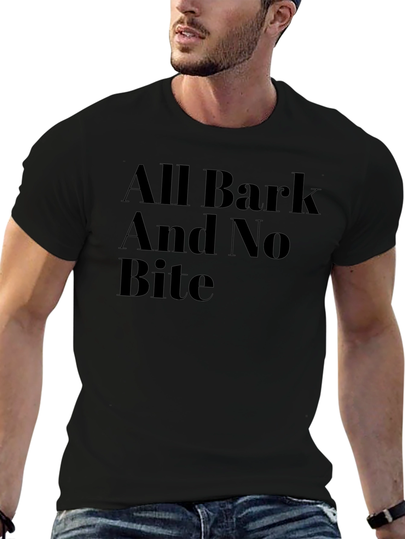 All Bark No Bite Graphic T-Shirt
