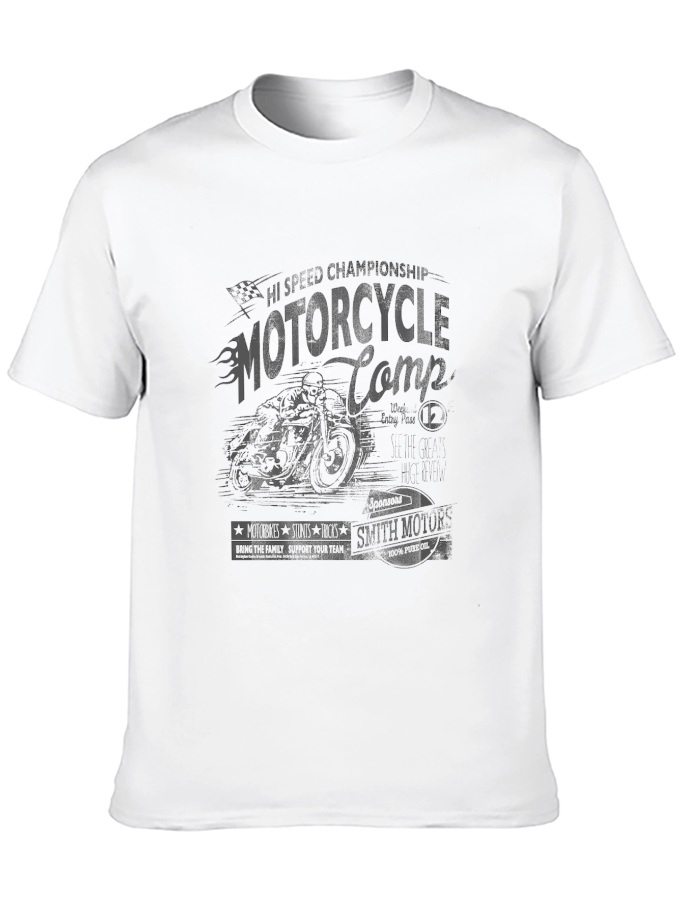 Black Graphic Print Casual T-Shirt