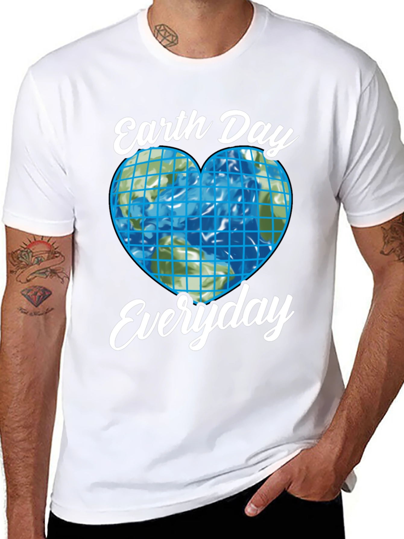 Earth Day Everyday T-Shirt Black Graphic Tee