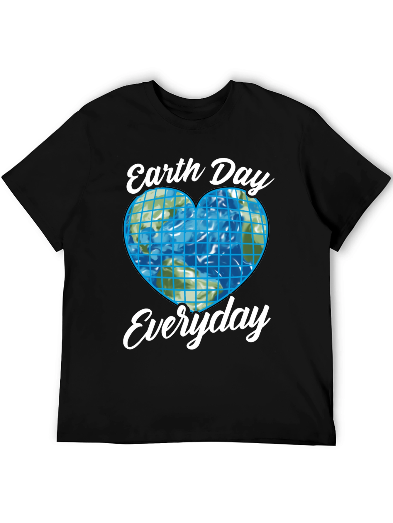 Earth Day Everyday T-Shirt Black Graphic Tee