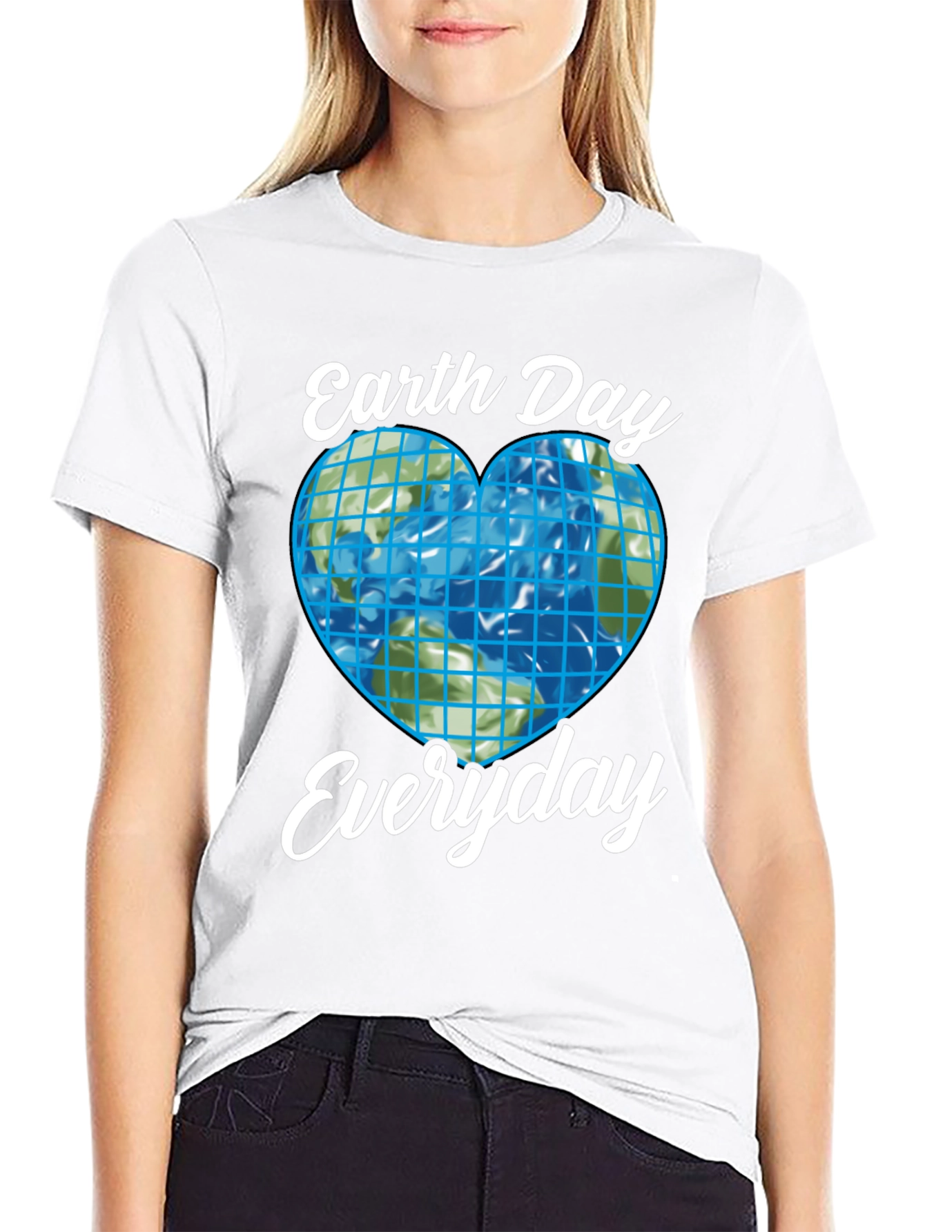Earth Day Everyday T-Shirt Black Graphic Tee